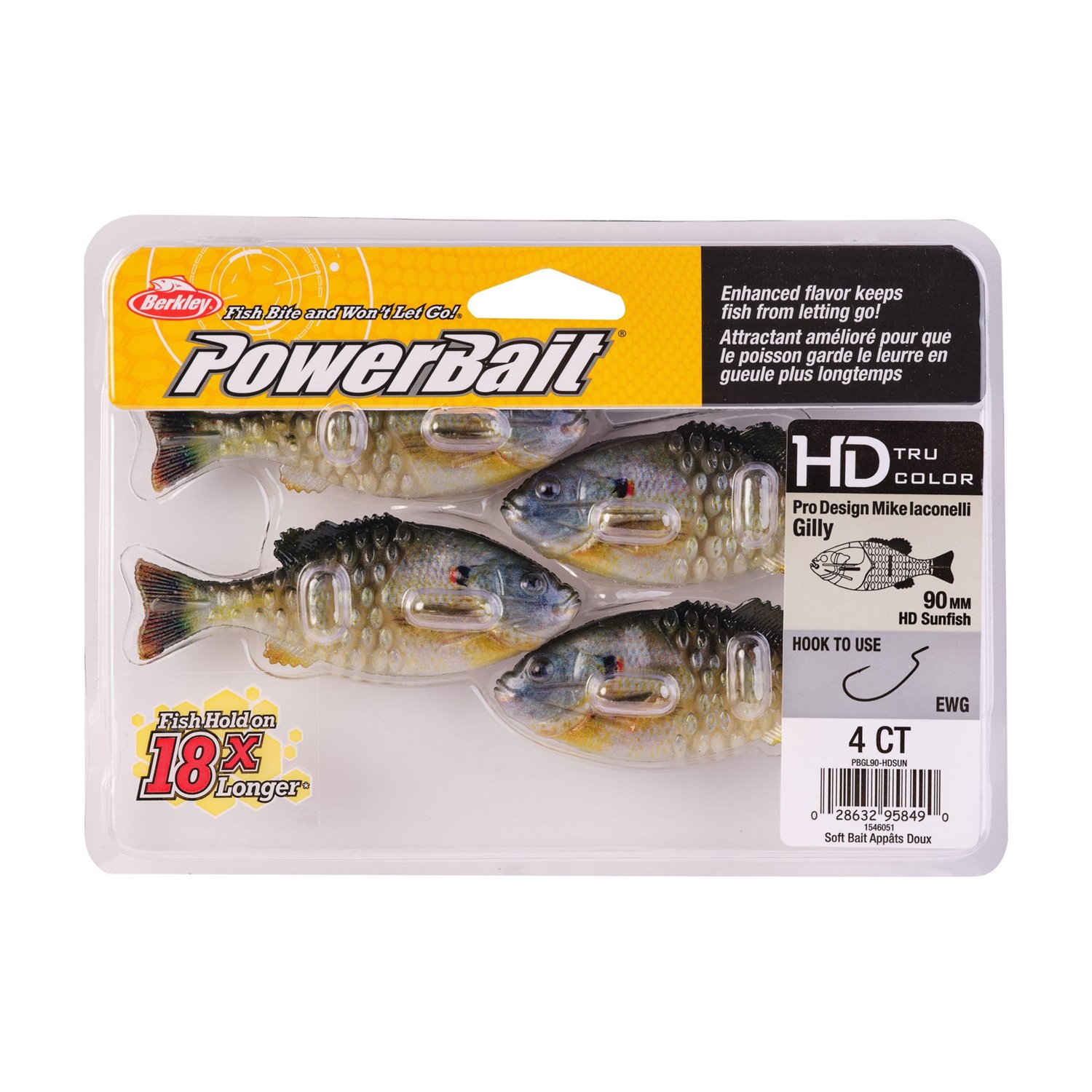 Berkley PowerBait Gilly 3.5 in Soft Bait 4-Pack - view number 4