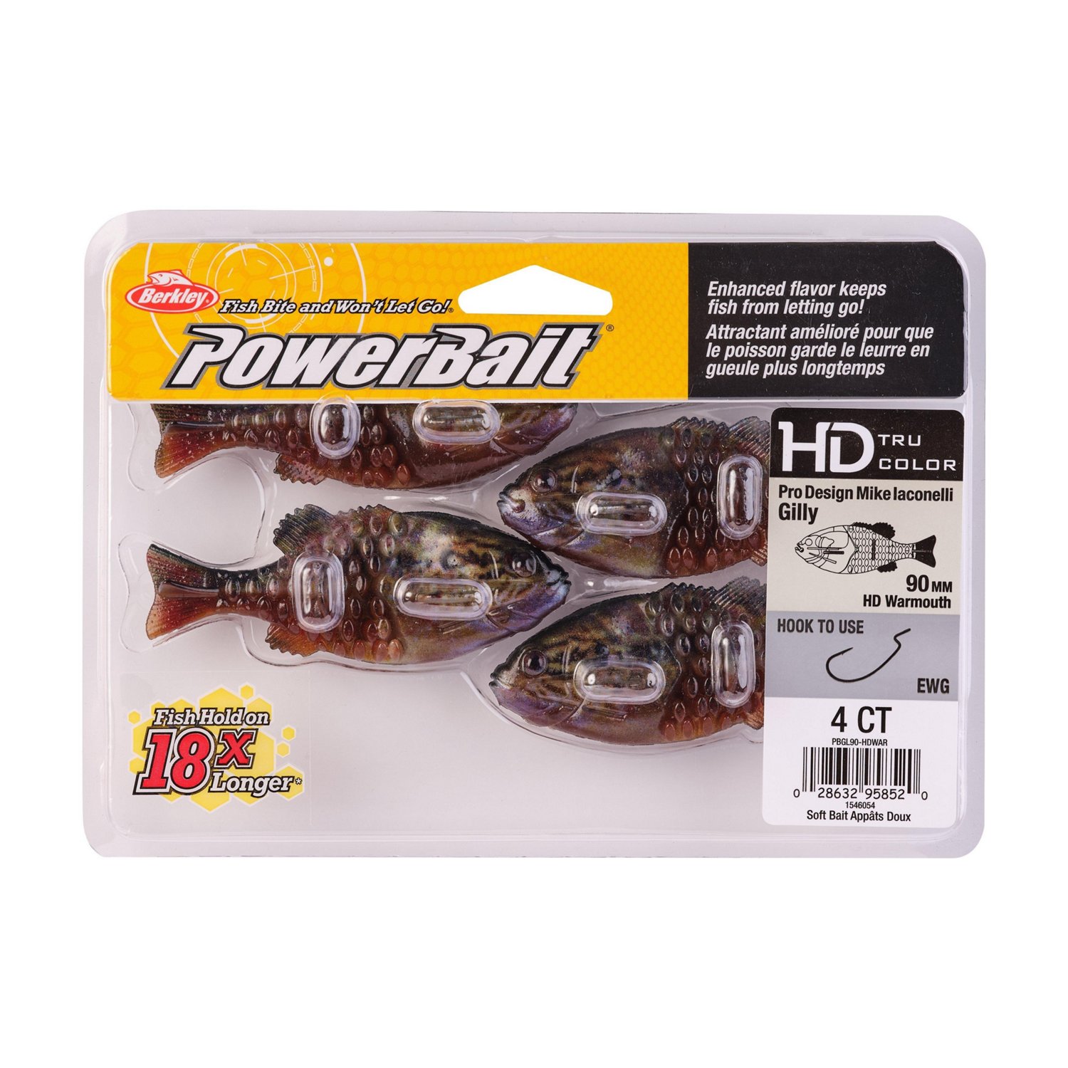 Berkley PowerBait Gilly 3.5 in Soft Bait 4-Pack - view number 4