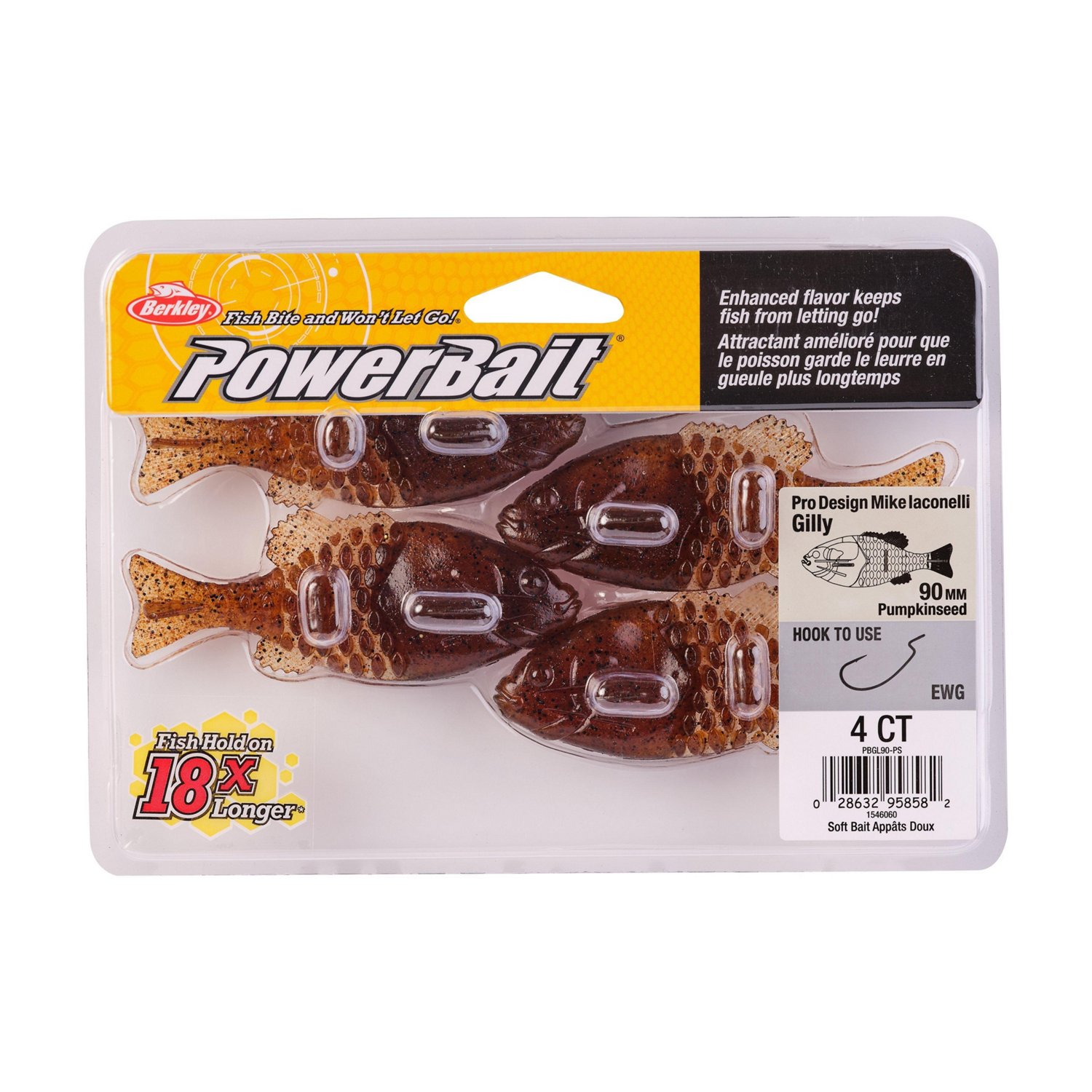 Berkley PowerBait Gilly 3.5 in Soft Bait 4-Pack - view number 4