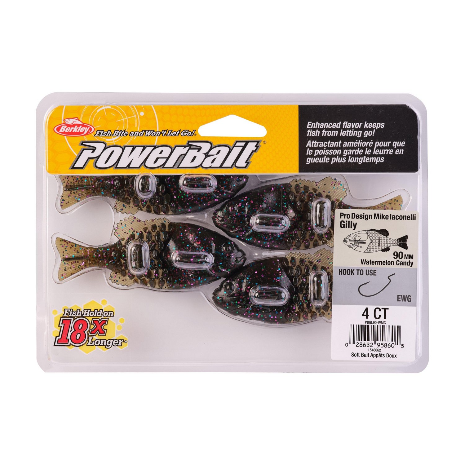 Berkley PowerBait Gilly 3.5 in Soft Bait 4-Pack - view number 4