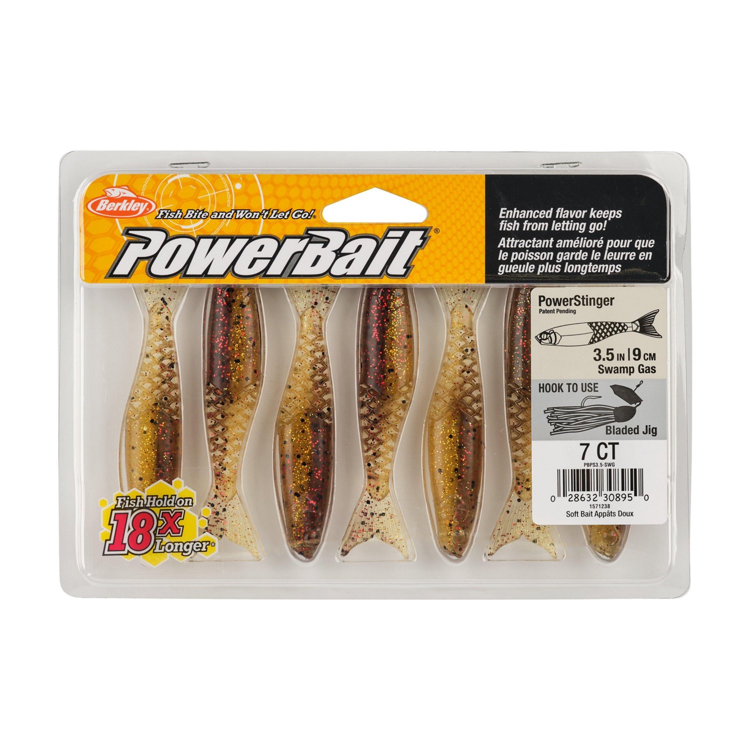 Berkley PowerBait PowerStinger 3.5 in Sun Gill 7-PackLur - view number 4