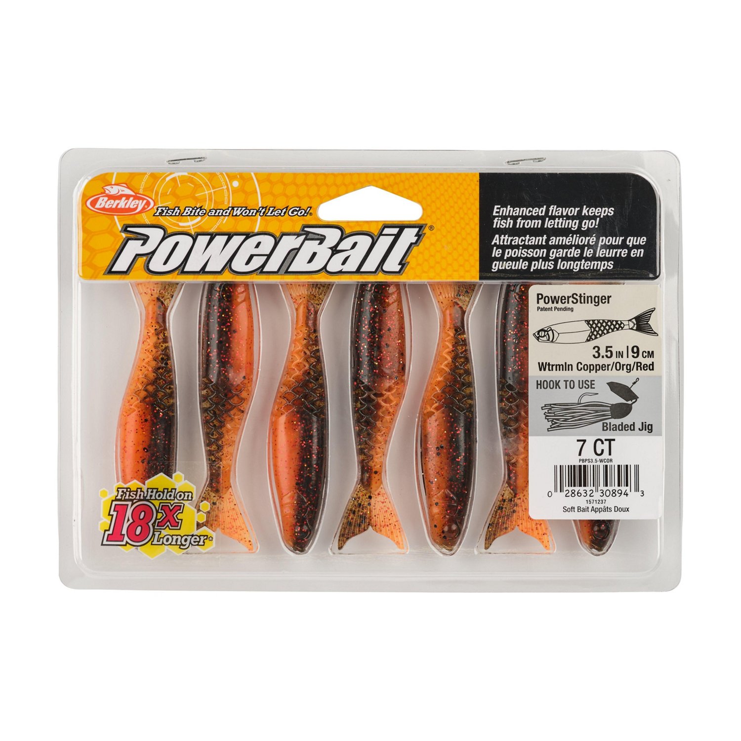 Berkley PowerBait PowerStinger 3.5 in Sun Gill 7-PackLur - view number 4