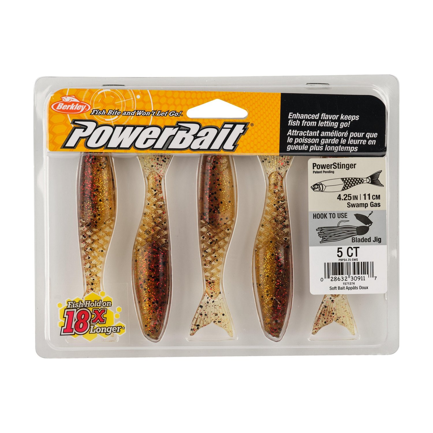 Berkley PowerBait PowerStinger 4.25 inch 5 Pack - view number 5