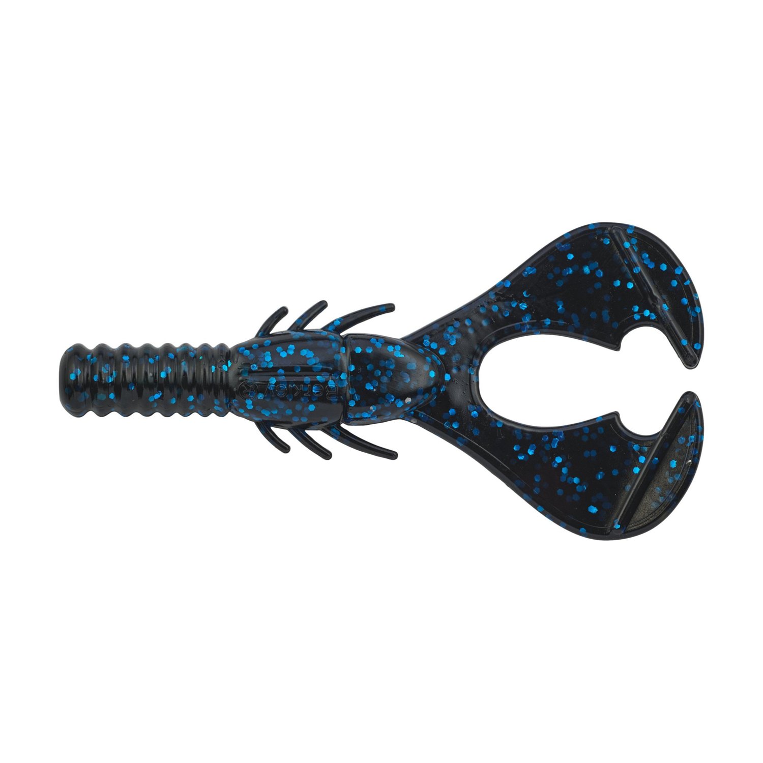 Berkley PowerBait Shape 108 4 in Black Blue Fleck Baits 6-Pack - view number 2