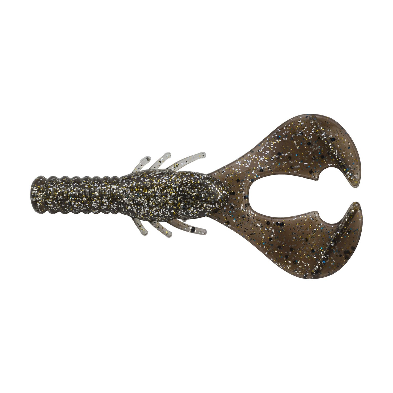 Berkley PowerBait Shape 108 4 in Black Blue Fleck Baits 6-Pack - view number 2