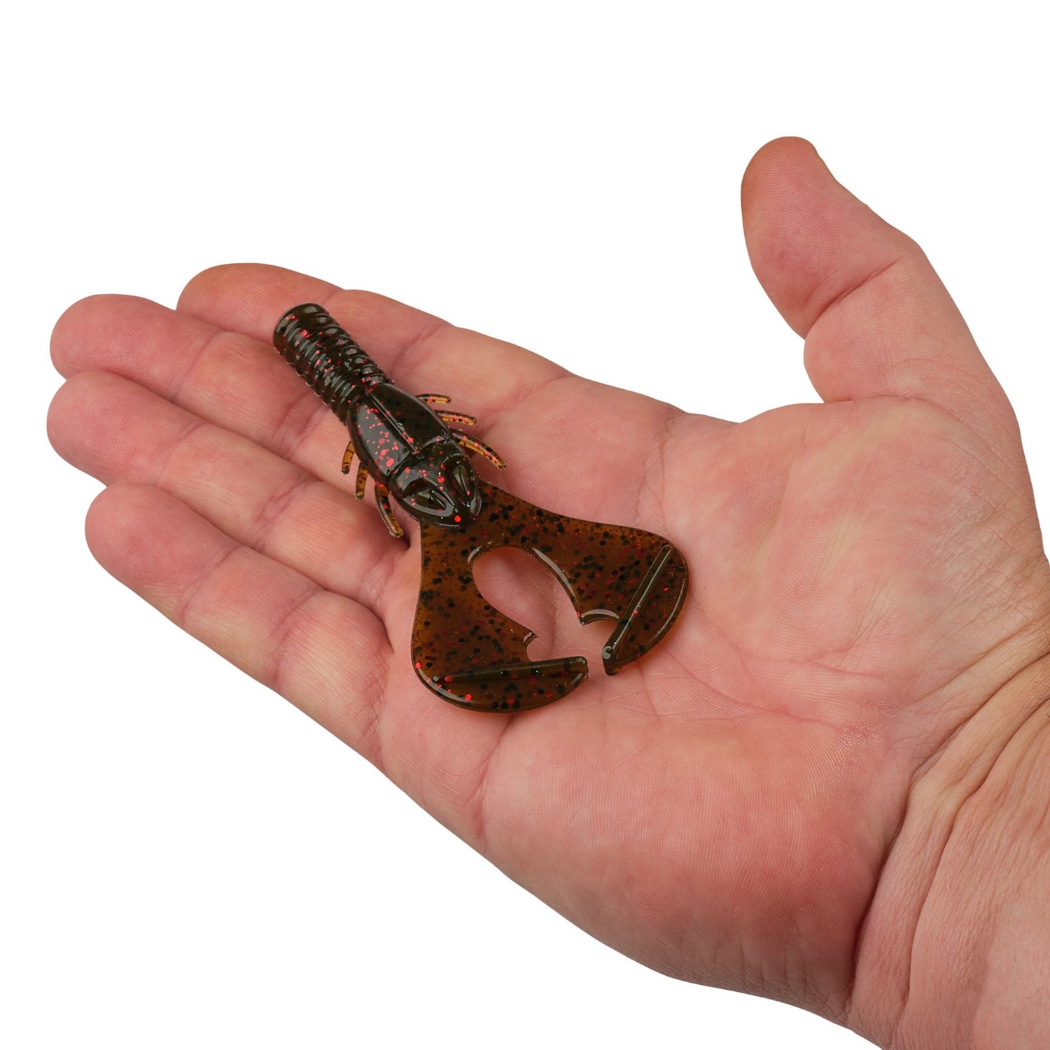 Berkley PowerBait Shape 108 4 in Black Blue Fleck Baits 6-Pack - view number 3