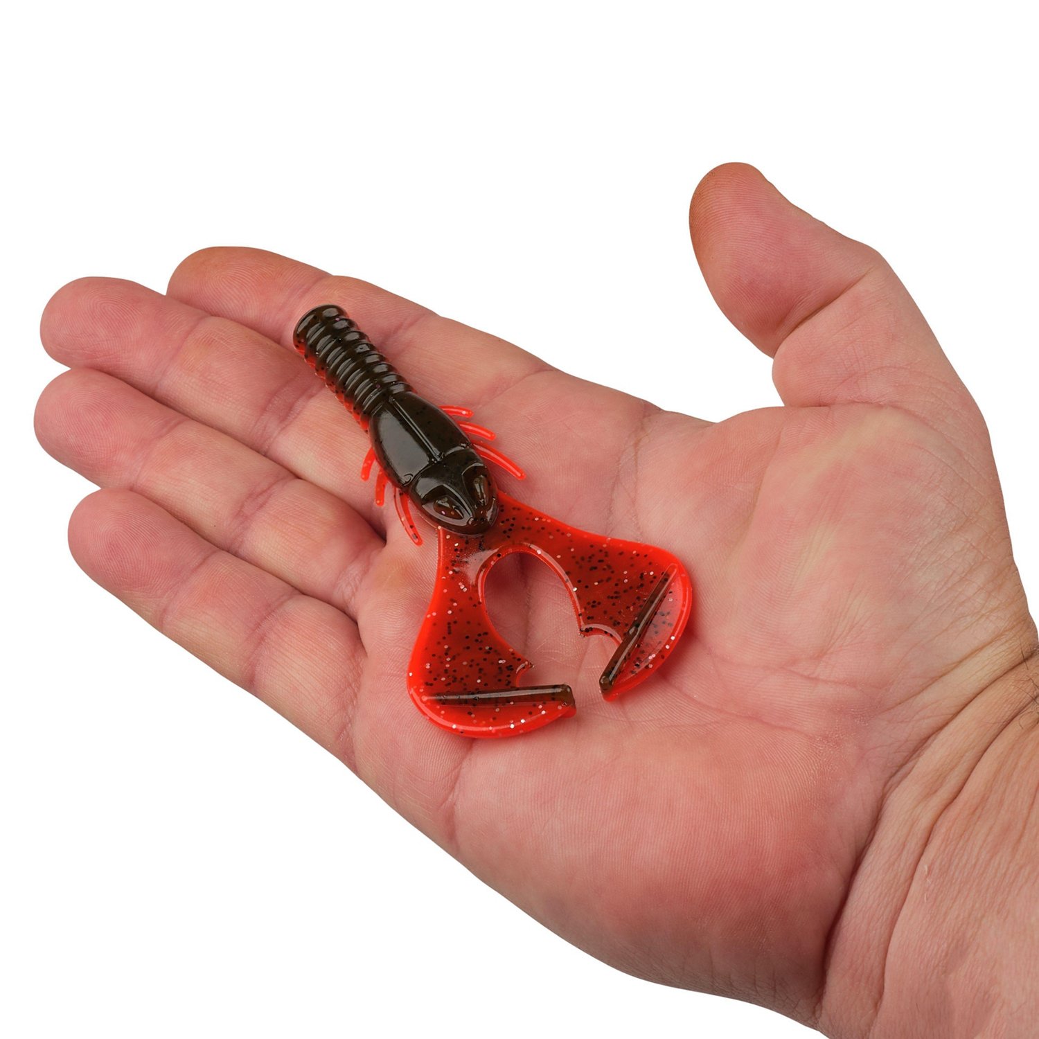 Berkley PowerBait Shape 108 4 in Black Blue Fleck Baits 6-Pack - view number 3