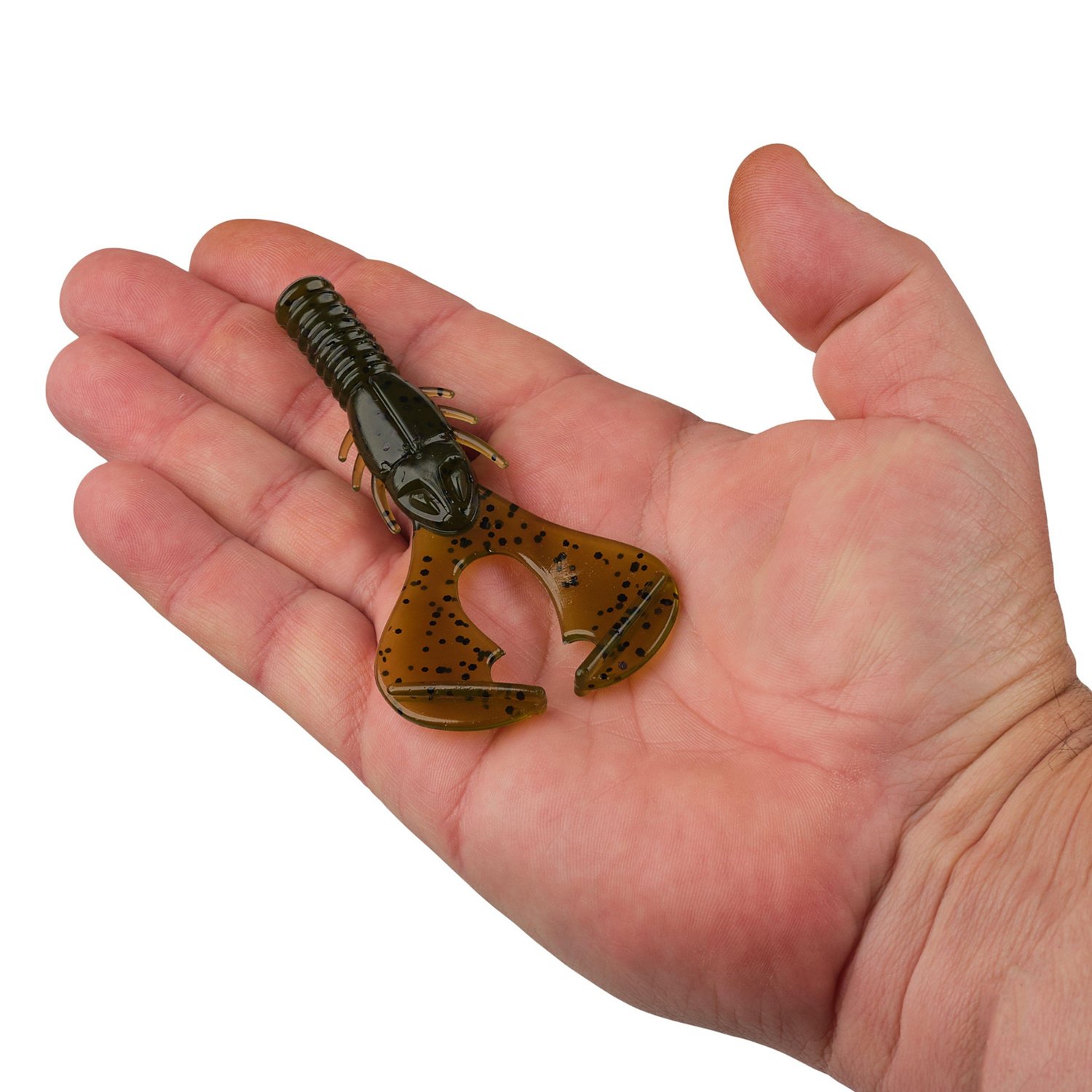 Berkley PowerBait Shape 108 4 in Black Blue Fleck Baits 6-Pack - view number 3