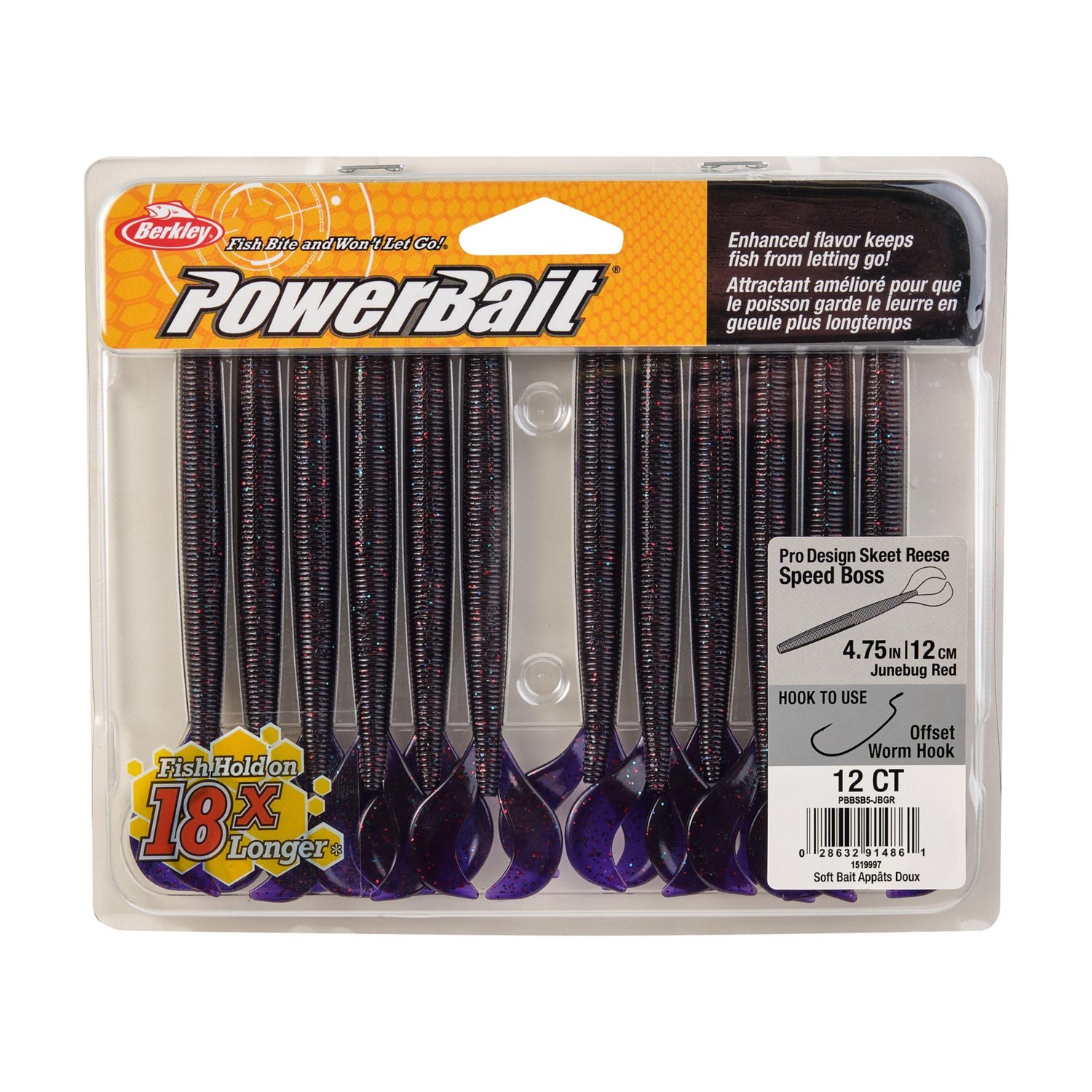 Berkley PowerBait Speed Boss Soft Baits 12-Pack - view number 4
