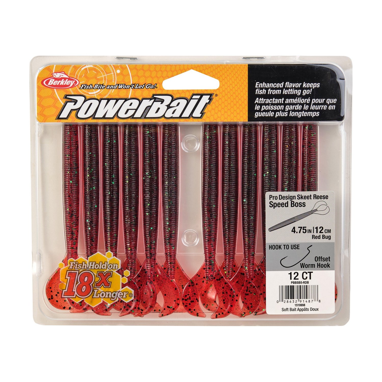 Berkley PowerBait Speed Boss Soft Baits 12-Pack - view number 4