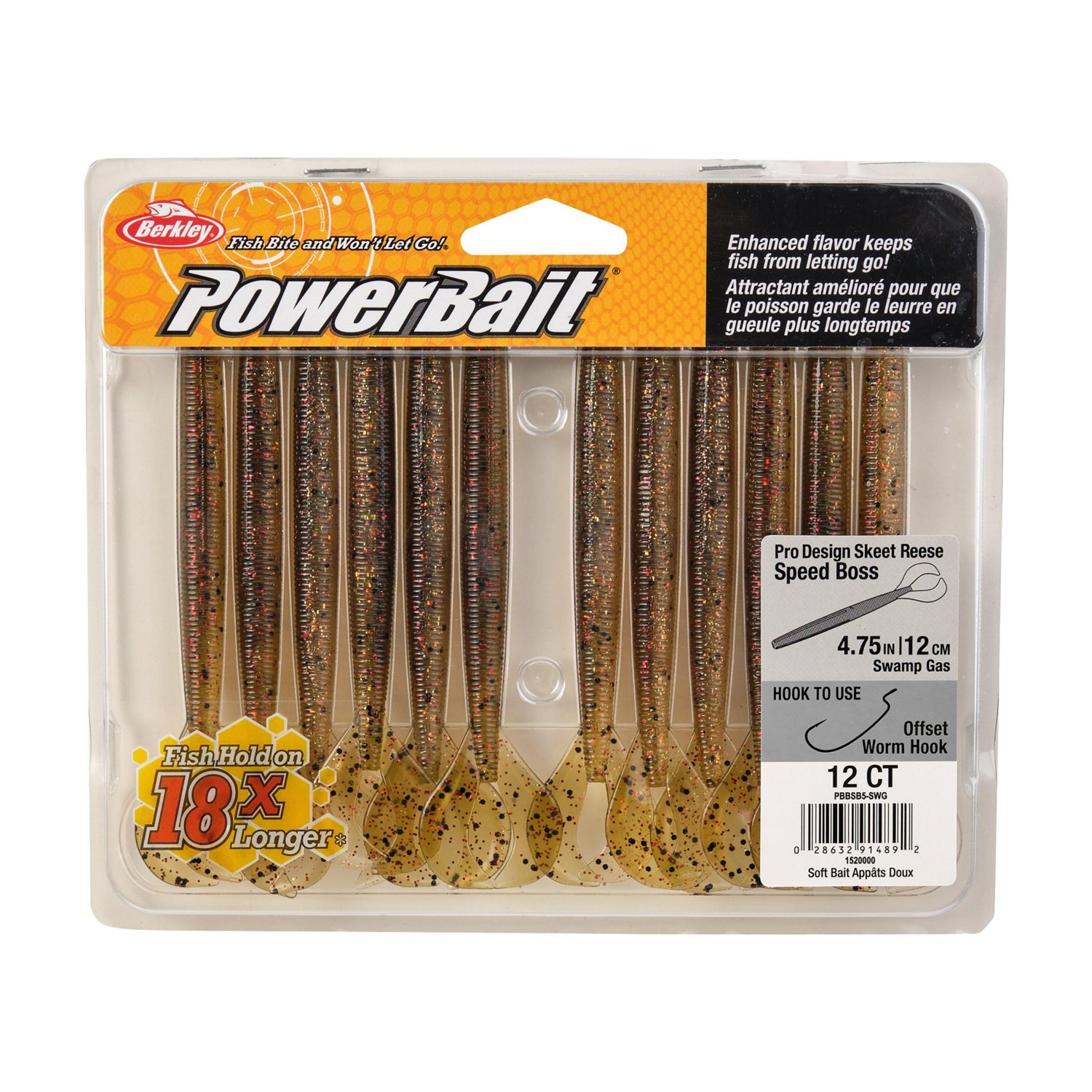 Berkley PowerBait Speed Boss Soft Baits 12-Pack - view number 4
