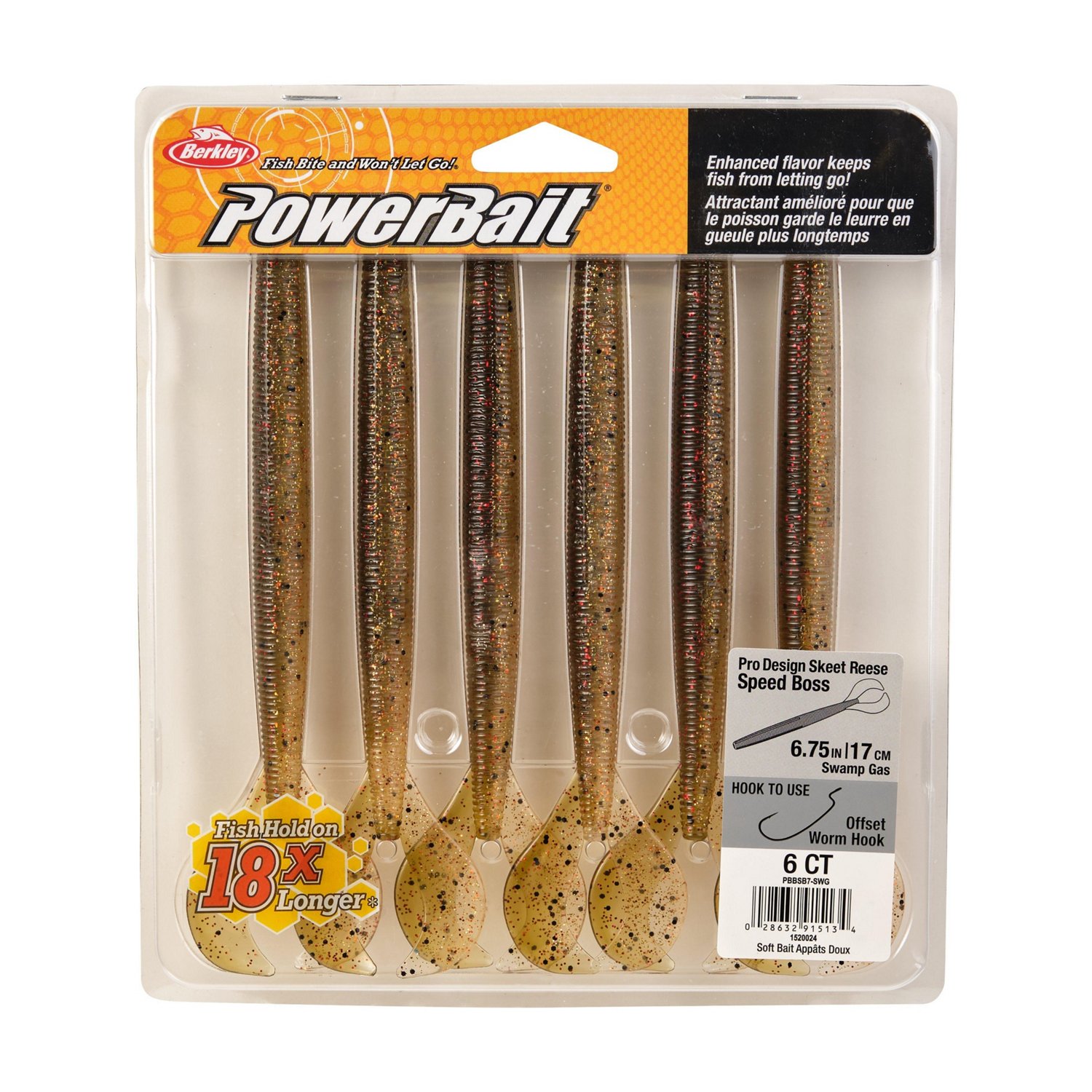 Berkley PowerBait Speed Boss Soft Baits 6-Pack                                                                                   - view number 4