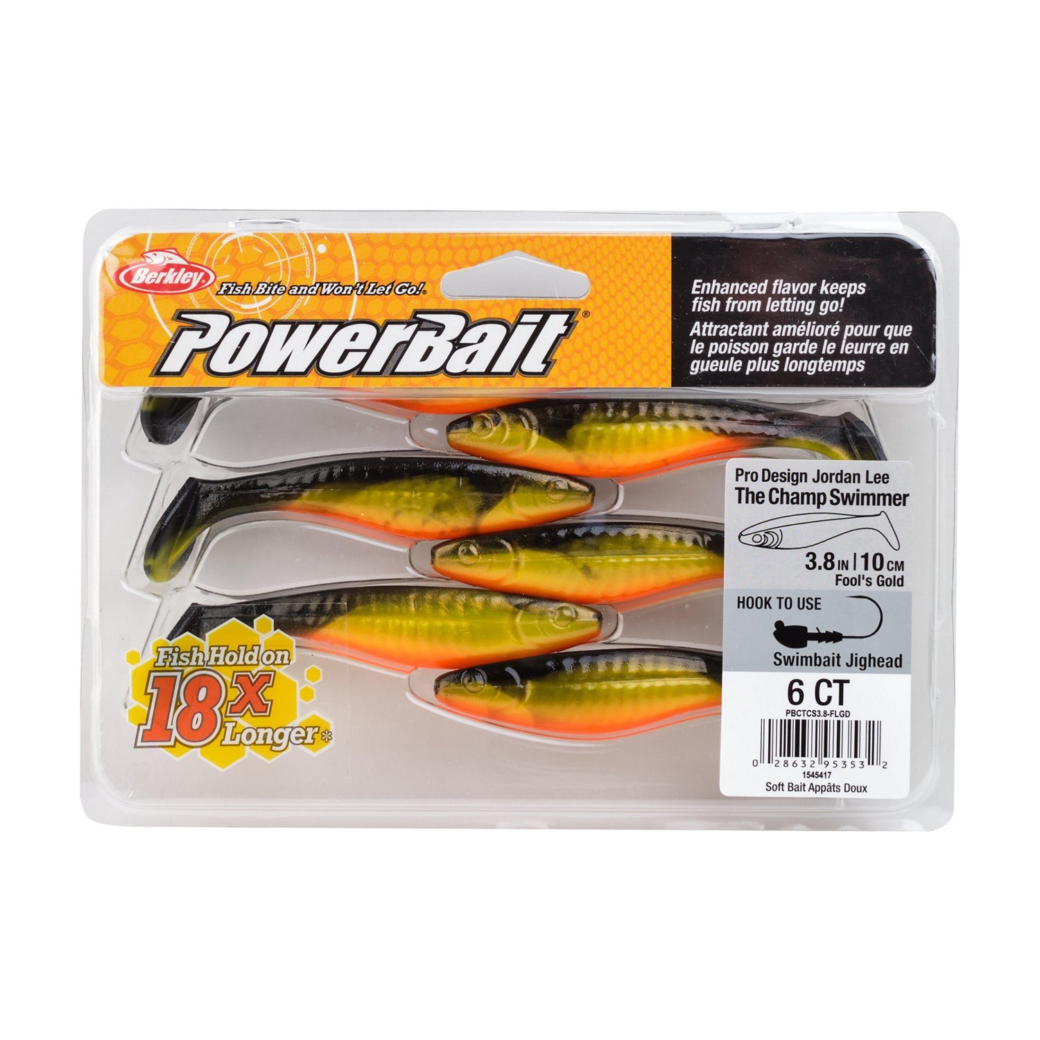 Berkley PowerBait The Champ Swimmer 3.8 inch 6 Pack - view number 4
