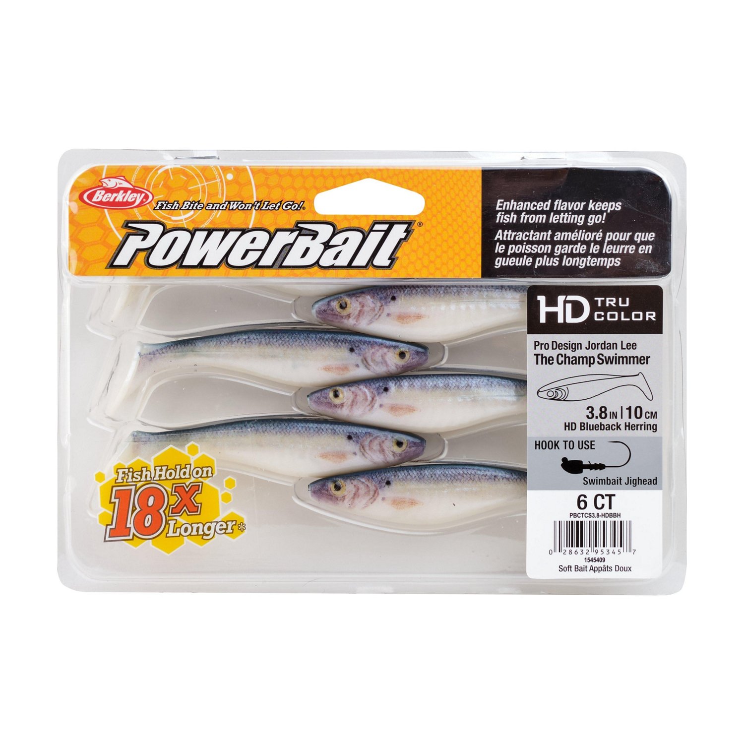 Berkley PowerBait The Champ Swimmer 3.8 inch 6 Pack - view number 4