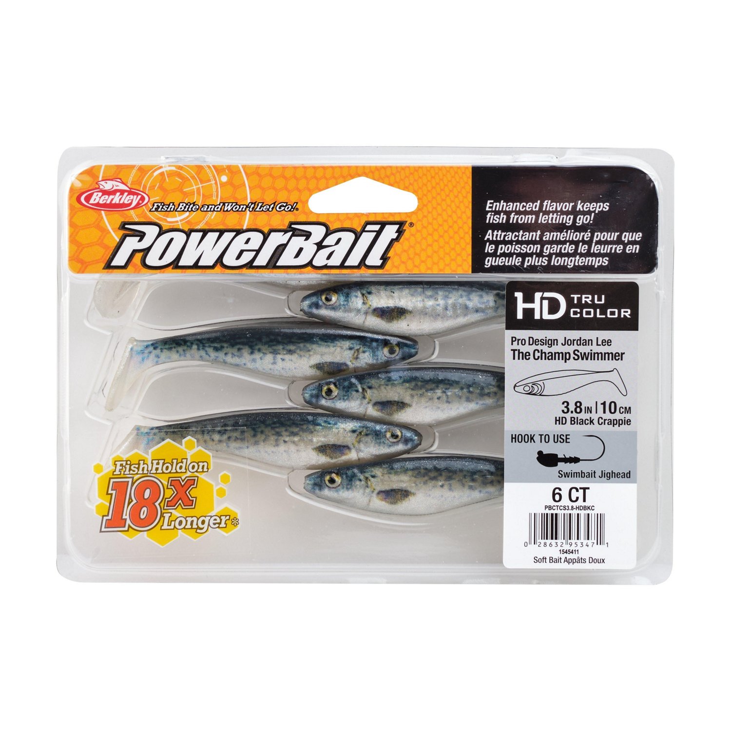 Berkley PowerBait The Champ Swimmer 3.8 inch 6 Pack - view number 4