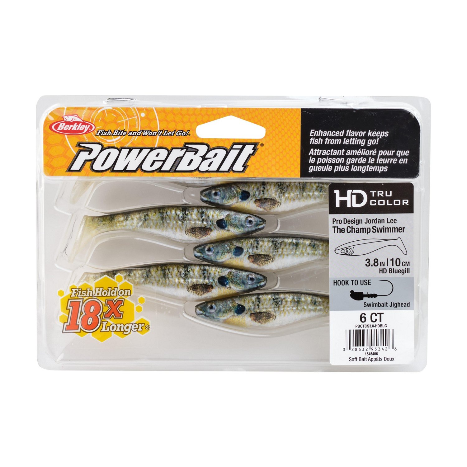 Berkley PowerBait The Champ Swimmer 3.8 inch 6 Pack - view number 4