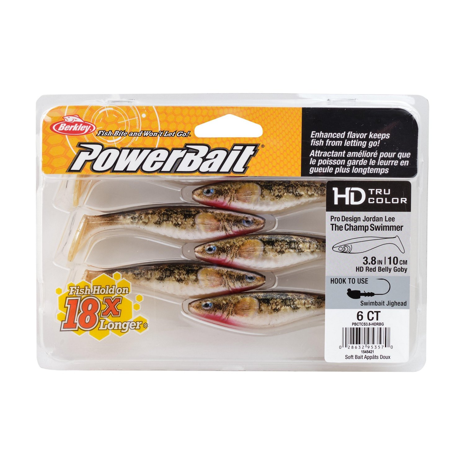 Berkley PowerBait The Champ Swimmer 3.8 inch 6 Pack - view number 4