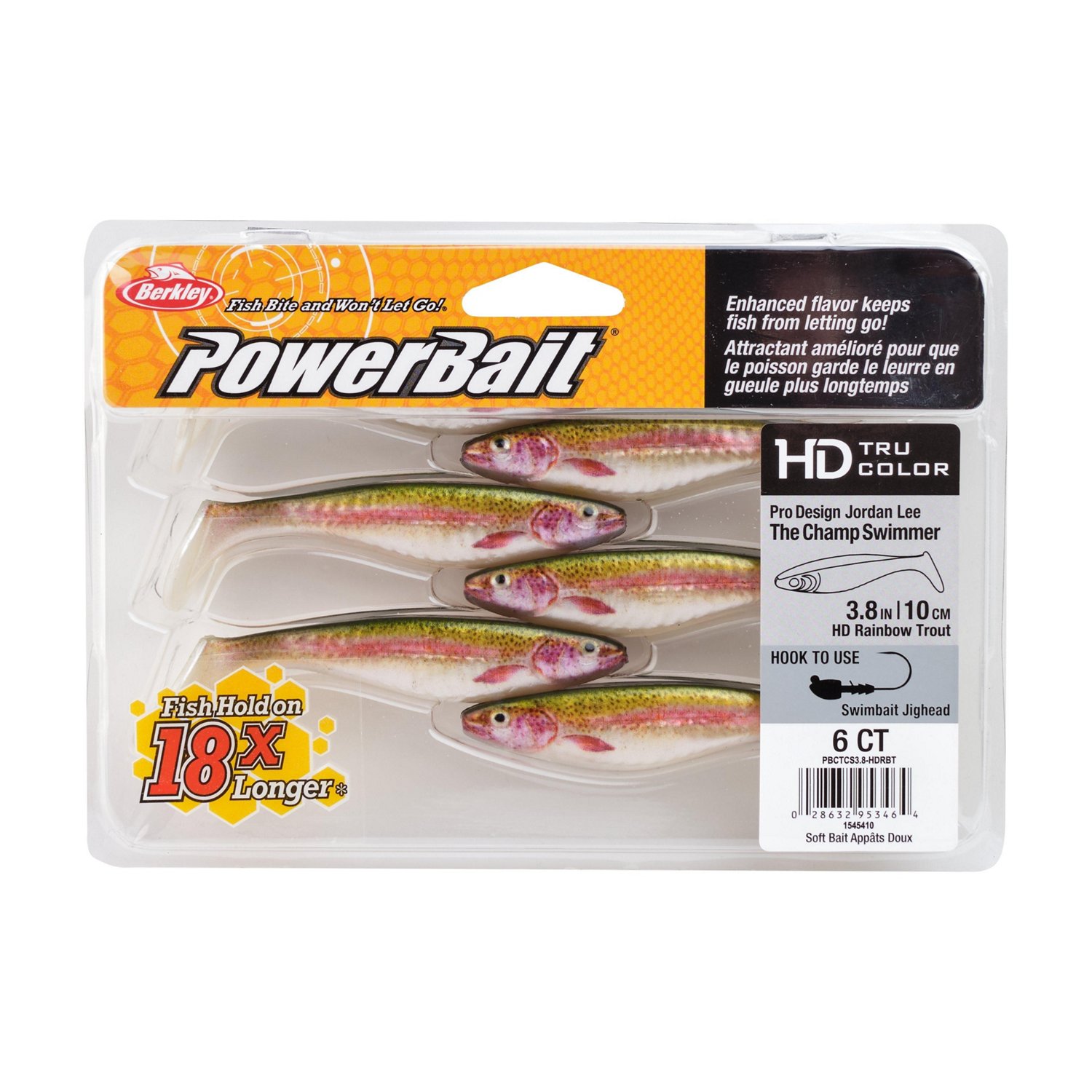 Berkley PowerBait The Champ Swimmer 3.8 inch 6 Pack - view number 4