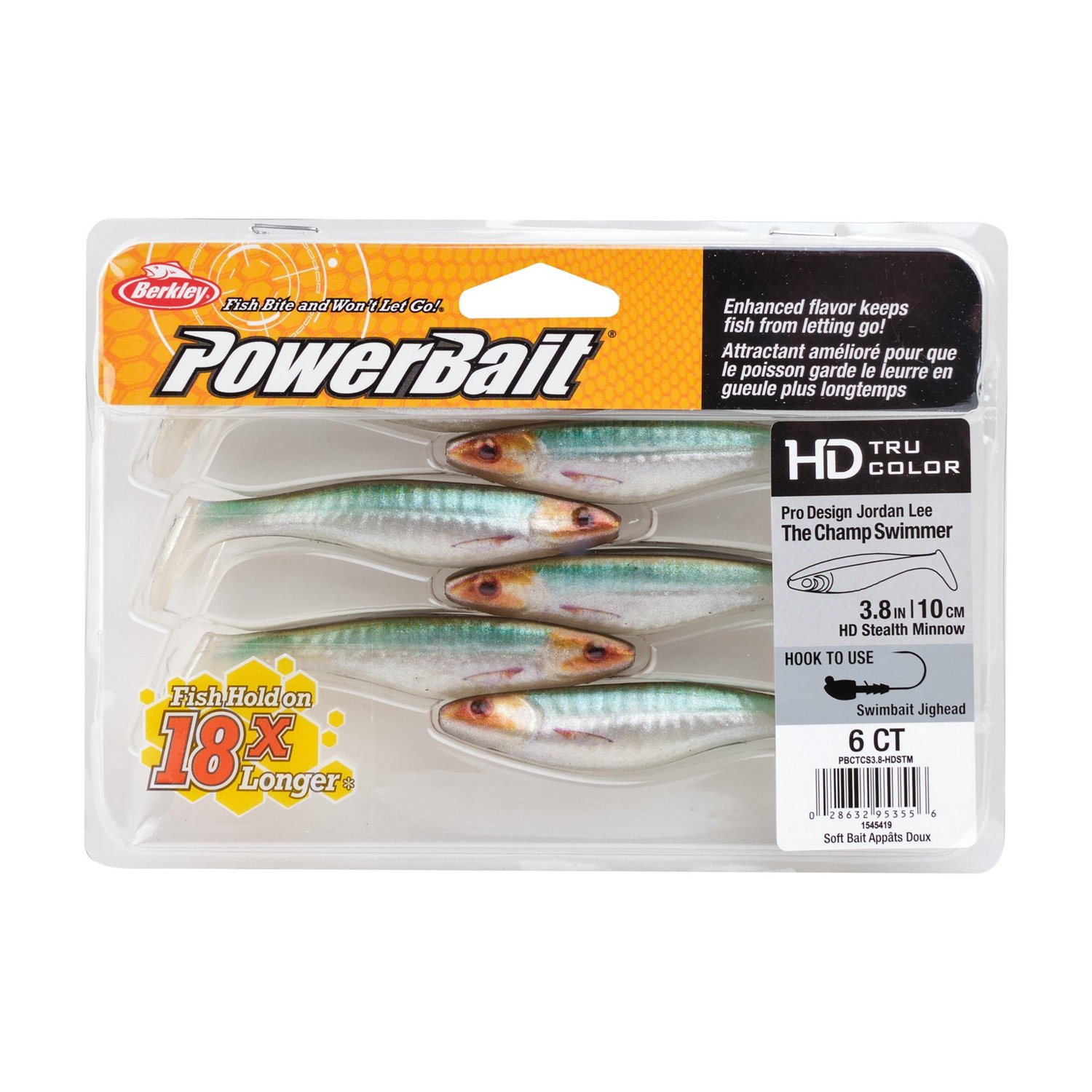 Berkley PowerBait The Champ Swimmer 3.8 inch 6 Pack - view number 4