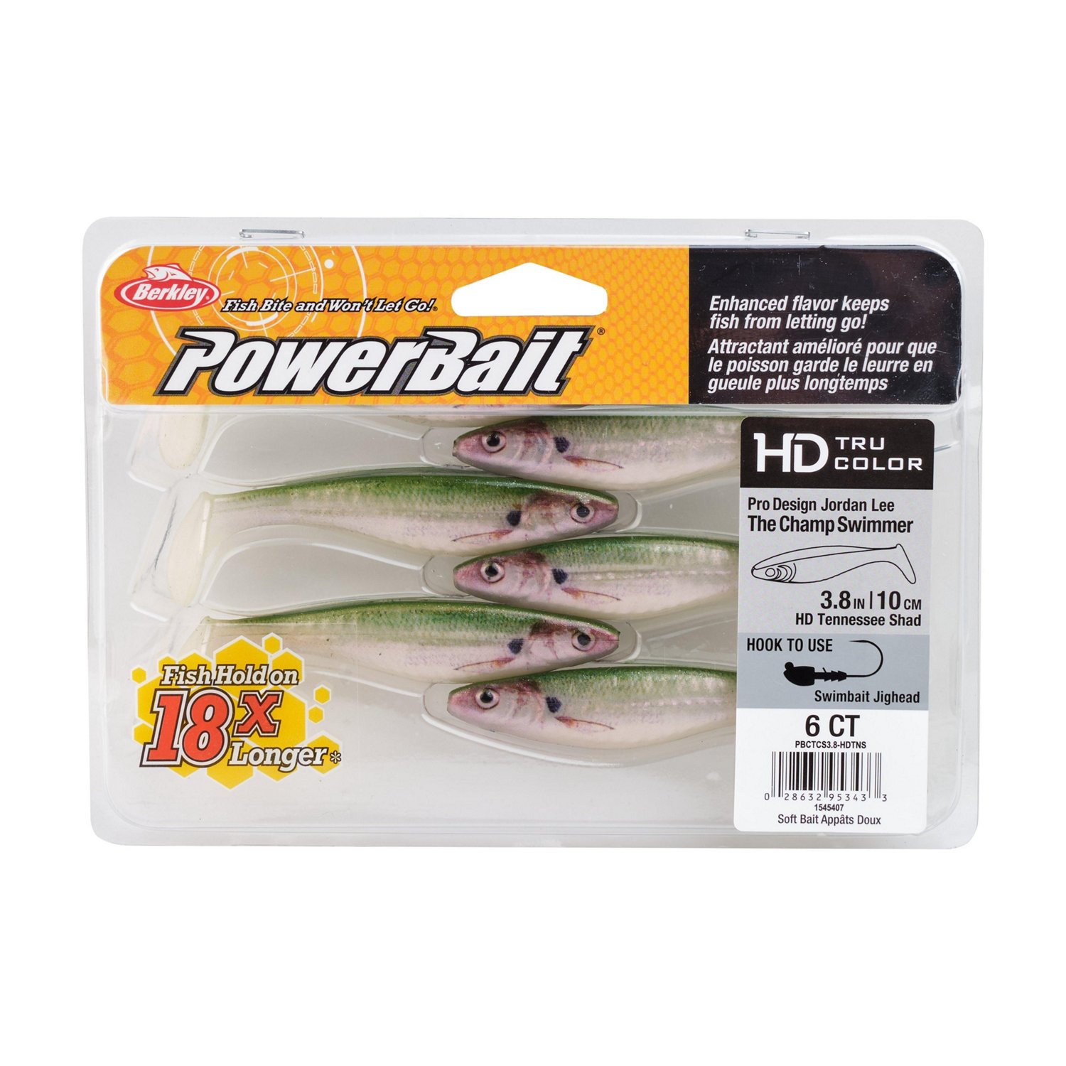 Berkley PowerBait The Champ Swimmer 3.8 inch 6 Pack - view number 4