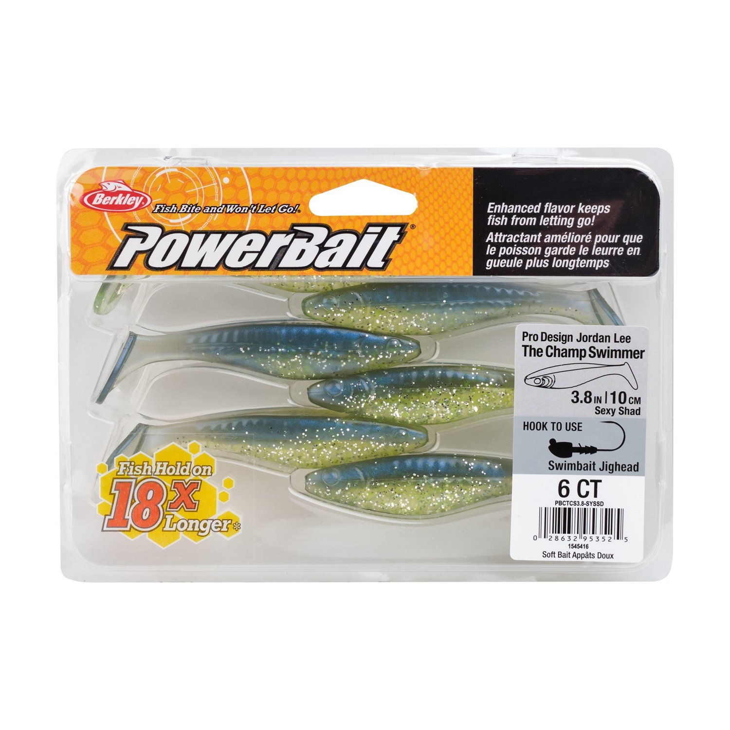 Berkley PowerBait The Champ Swimmer 3.8 inch 6 Pack - view number 4