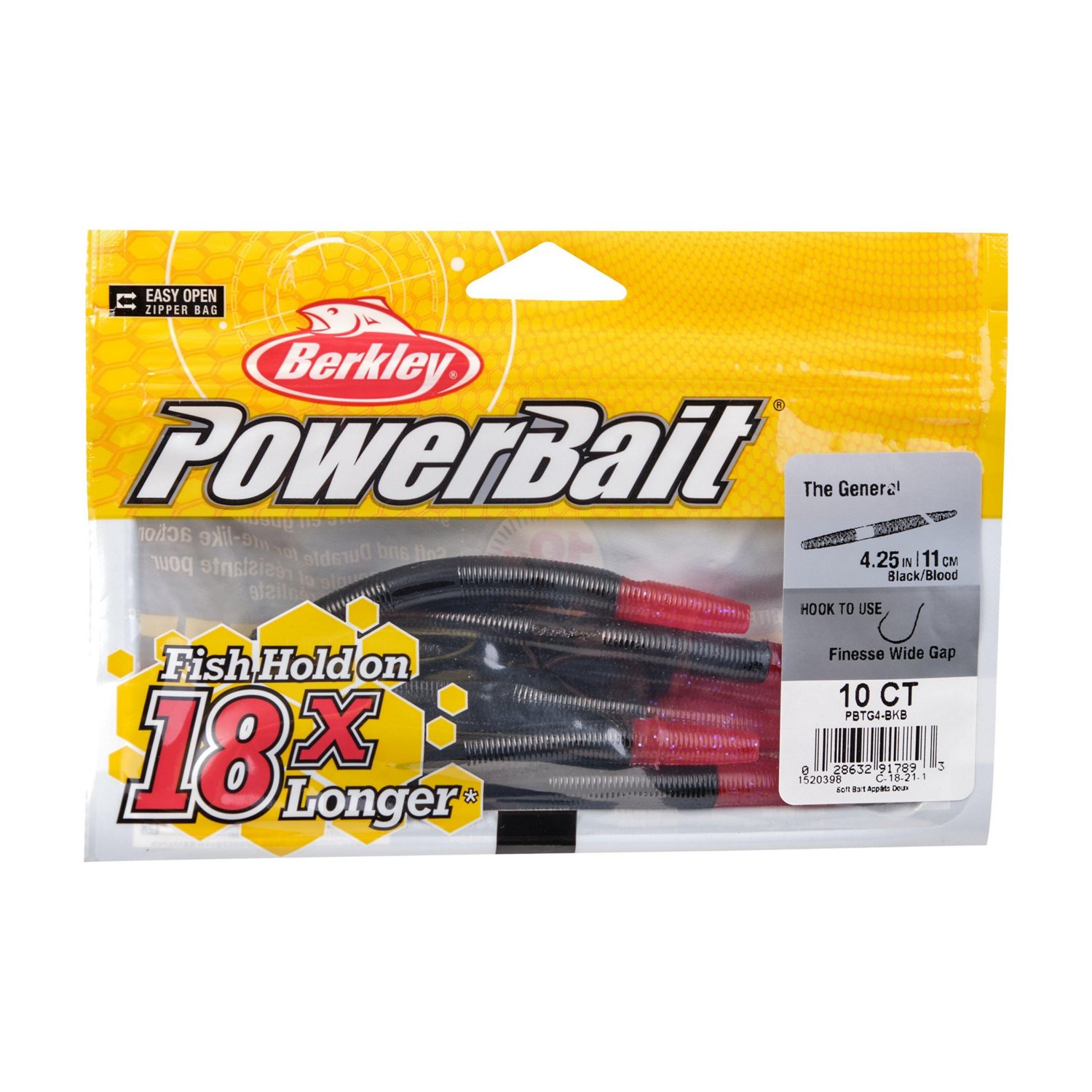 Berkley PowerBait The General 4.25 inch 10 Pack - view number 4