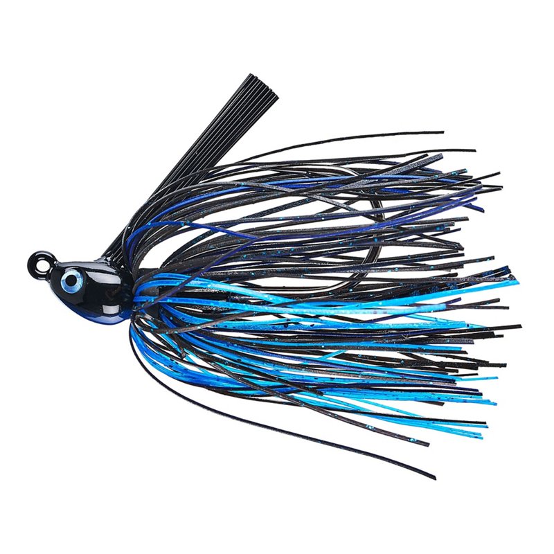 Dirty Jigs No-Jack Swim Jig Black/Blue, 3/8 Oz - Fresh Water Jigs And Spoons at Academy Sports