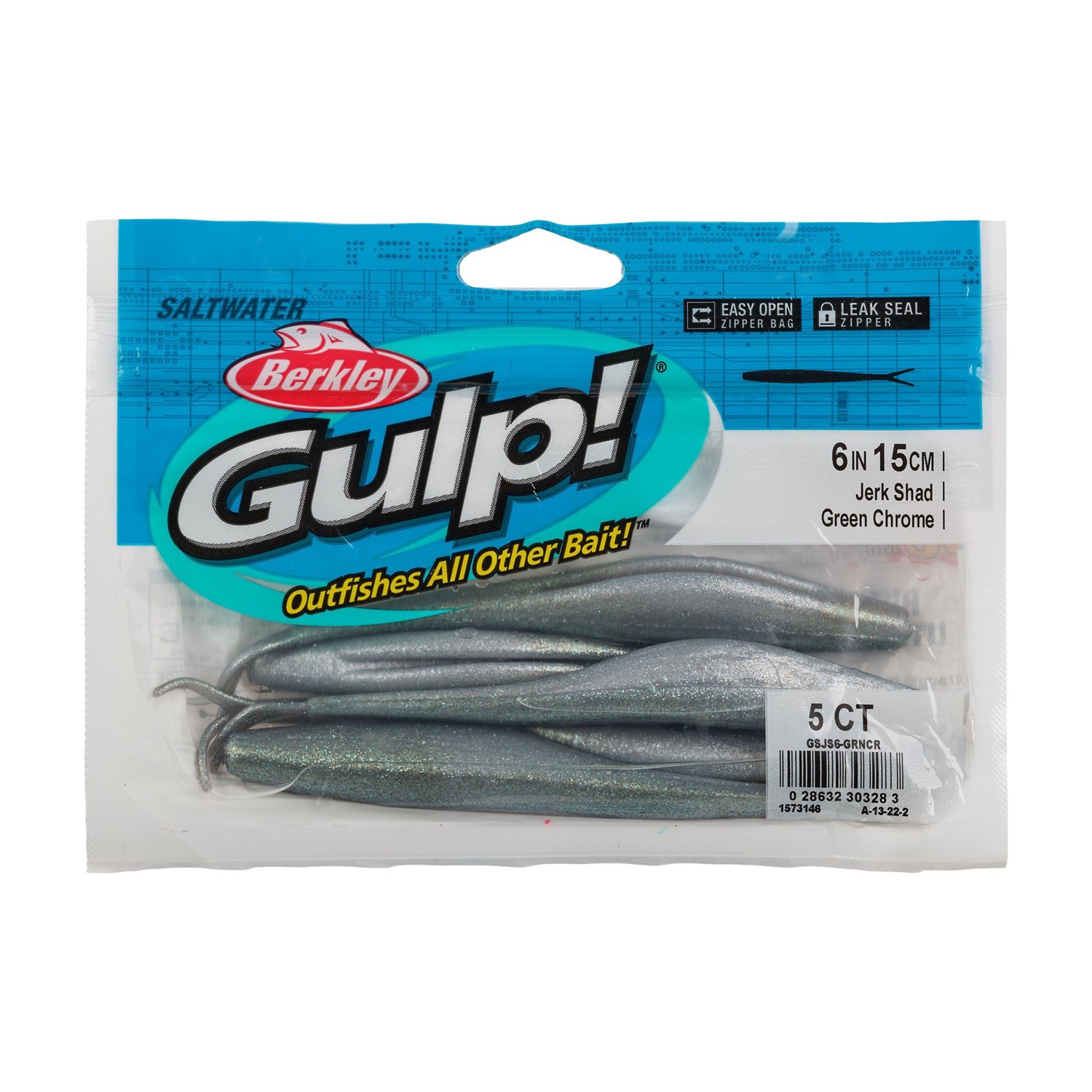 Berkley Gulp! 6 in Jerk Shad Baits 5-Pack - view number 4
