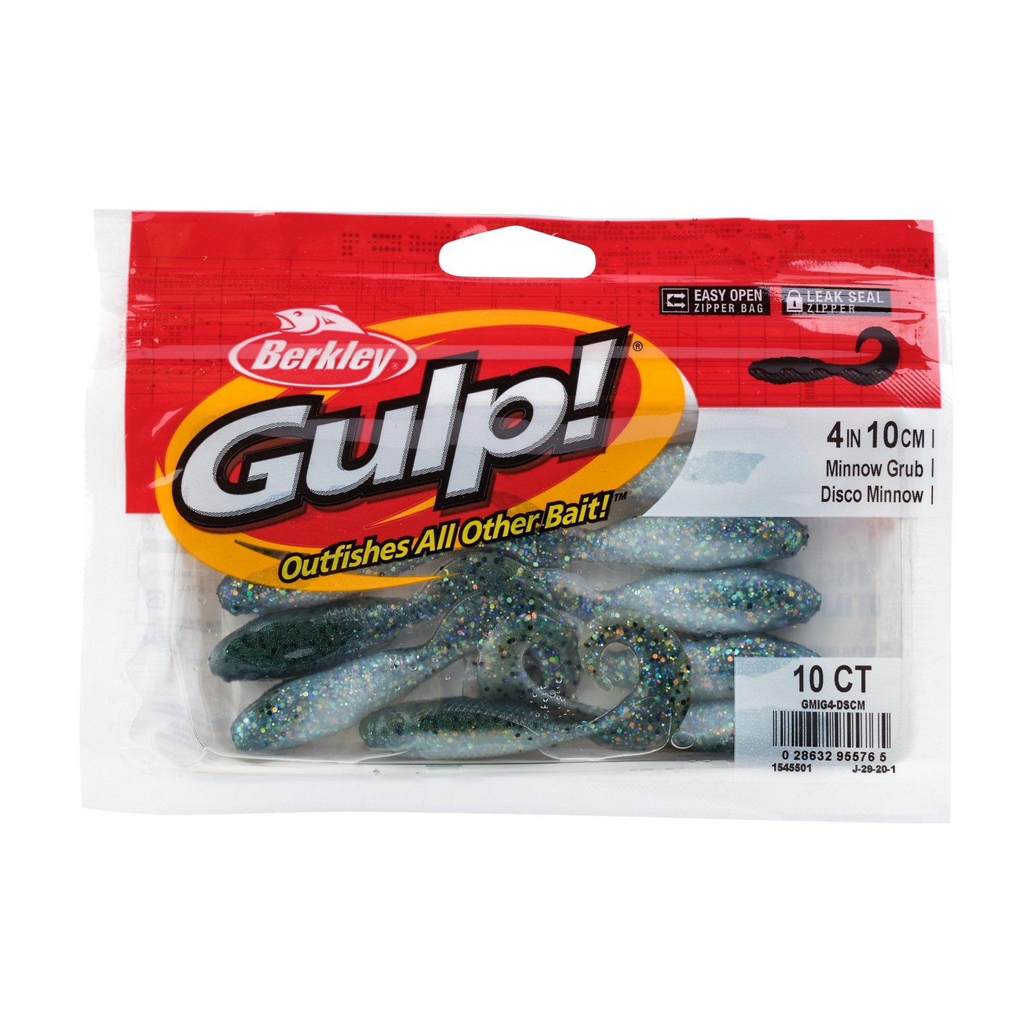 Berkley Gulp Minnow Grub 4 10-Pack