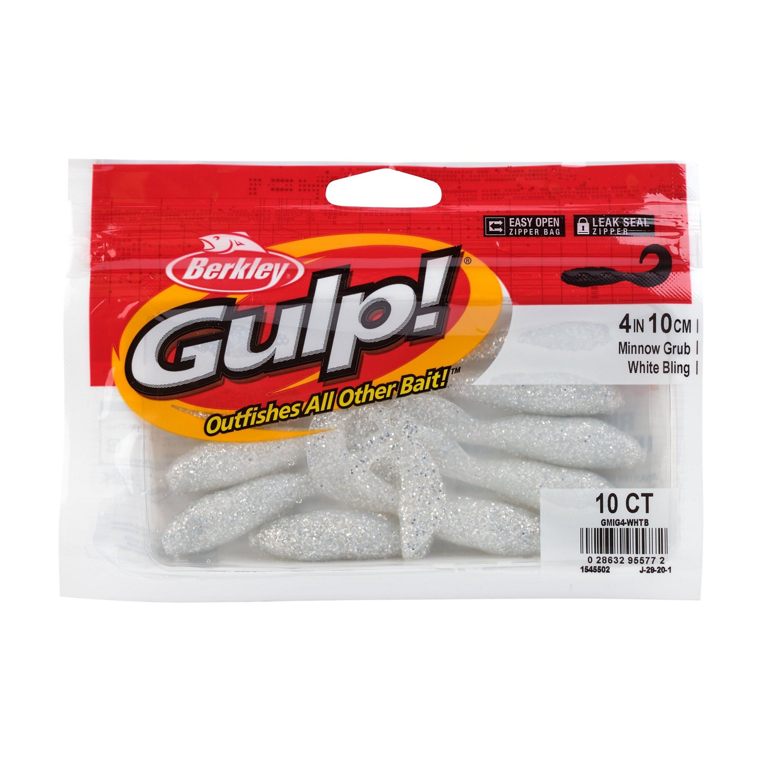 Berkley Gulp Minnow Grub 4 in 10-Pack - view number 4