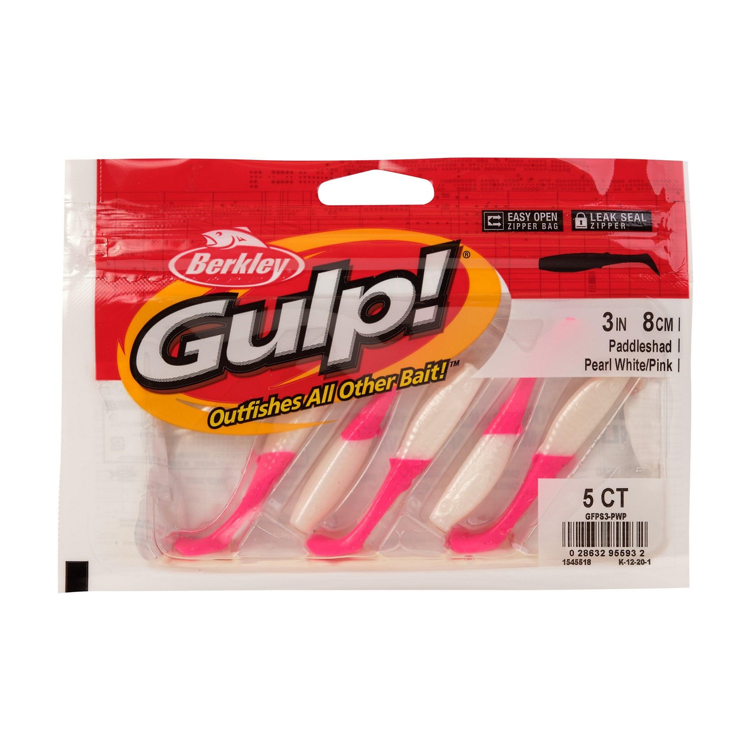 Berkley Gulp Paddleshad 3 inch 5-Pack