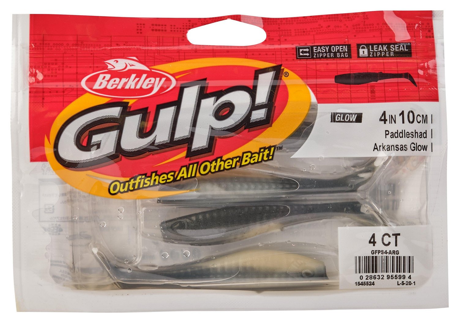 Berkley Gulp Paddleshad 4 inch 4-Pack - view number 4
