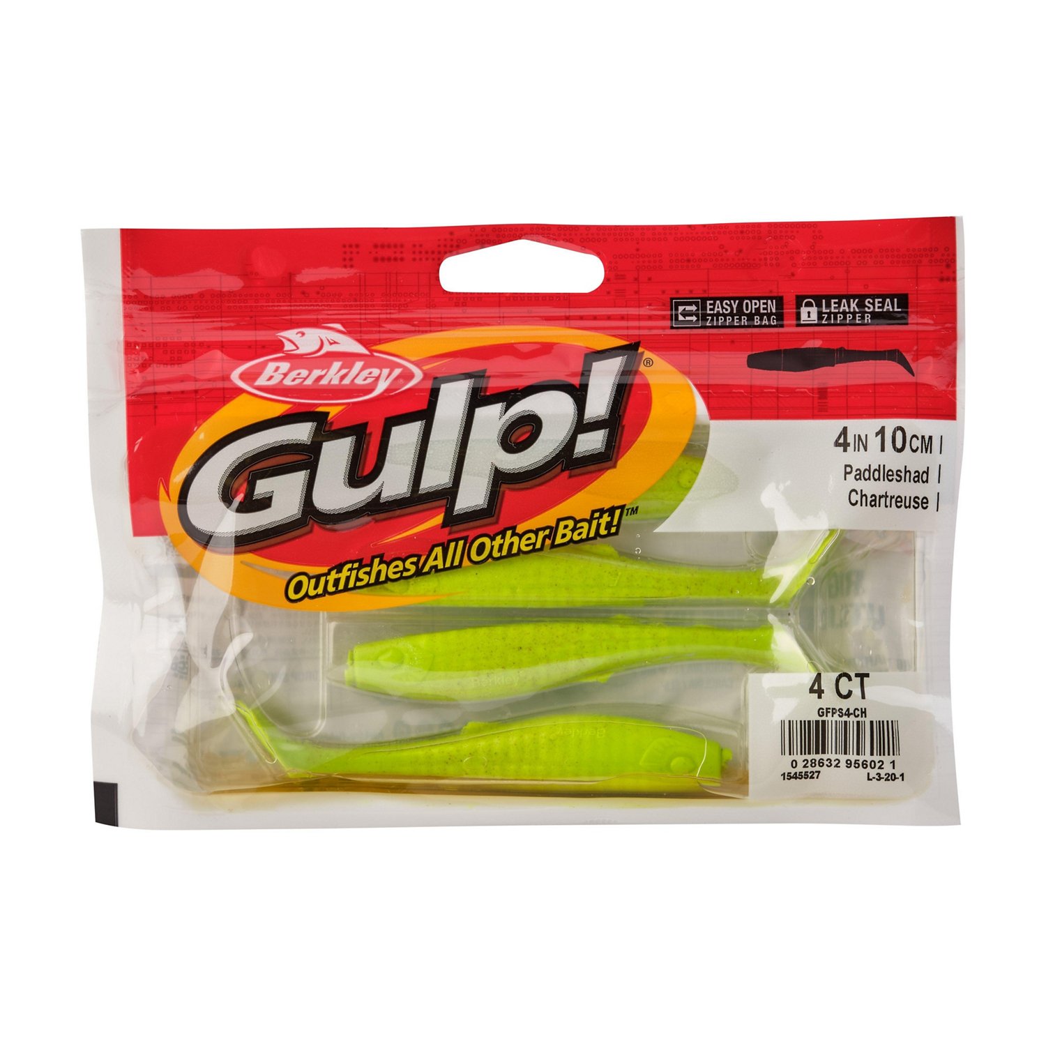Berkley Gulp Paddleshad 4 inch 4-Pack - view number 4