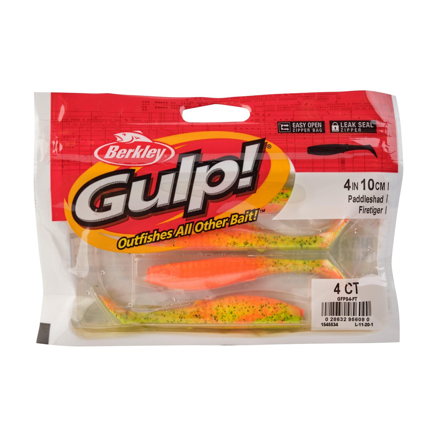 Berkley Gulp Paddleshad 4 inch 4-Pack - view number 4