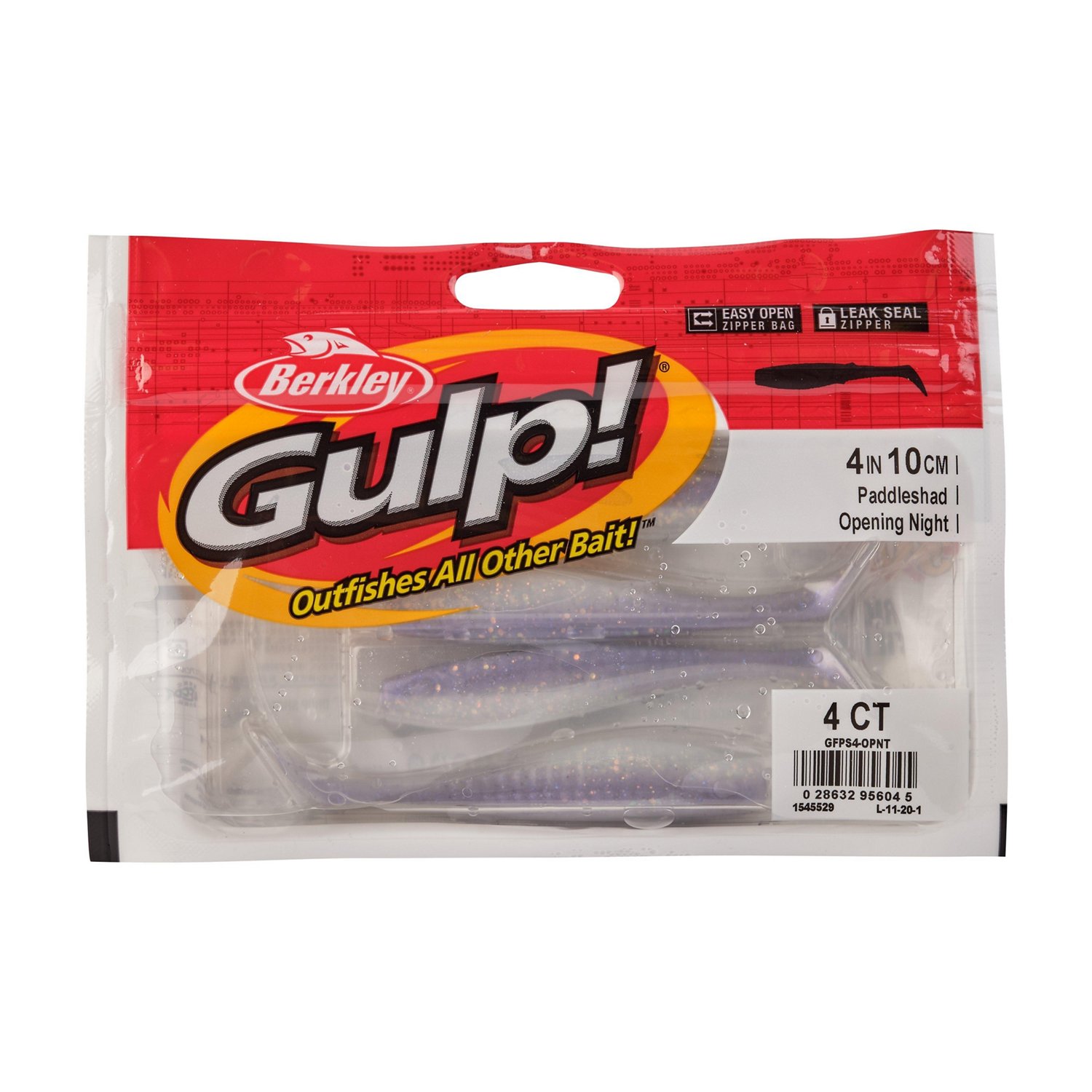 Berkley Gulp Paddleshad 4 inch 4-Pack - view number 4
