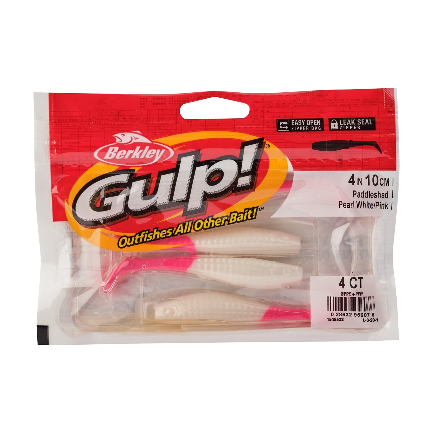 Berkley Gulp Paddleshad 4 inch 4-Pack