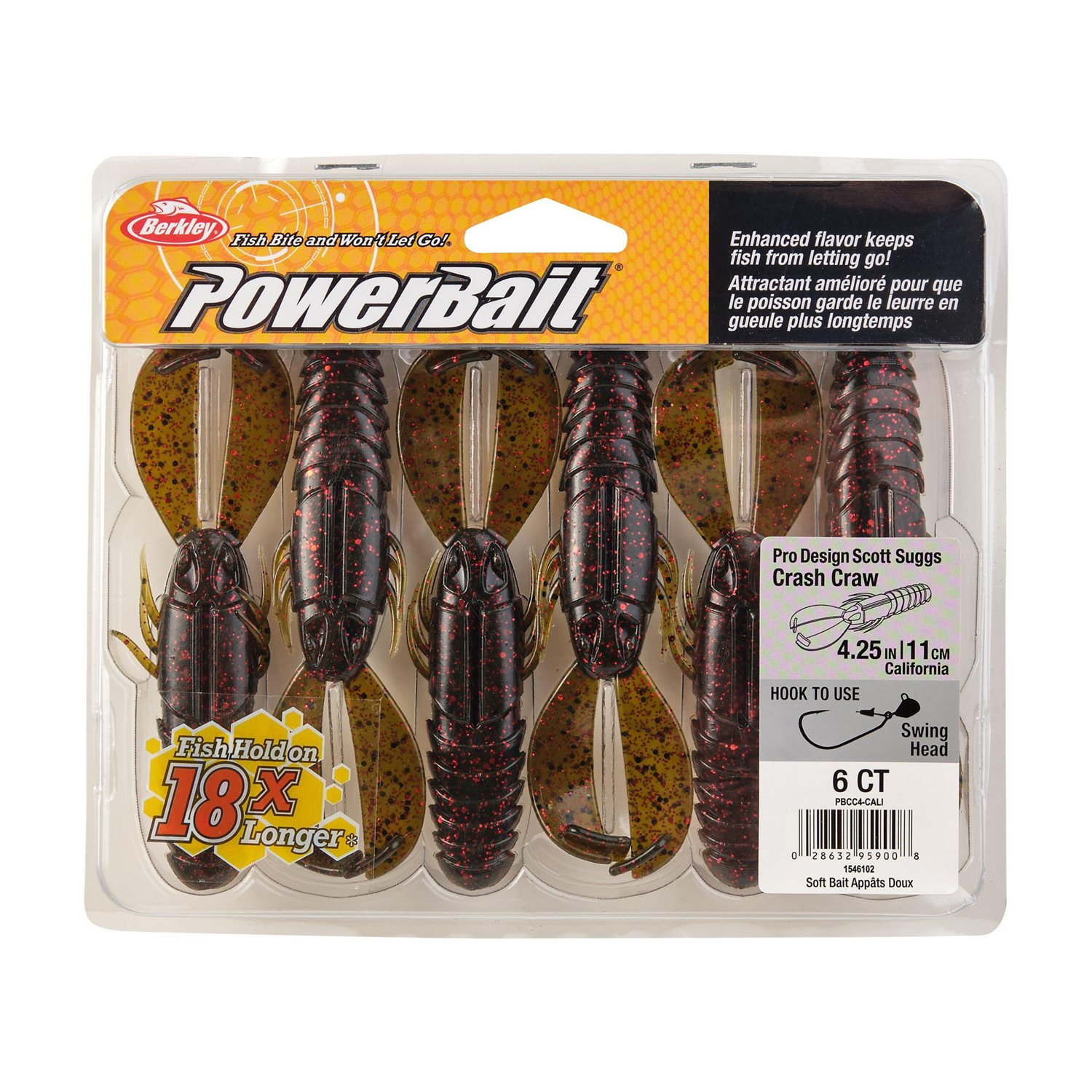Berkley PowerBait Crash Craw 6 Pack - view number 4