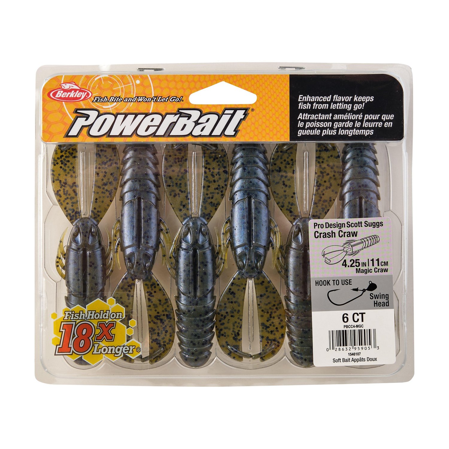 Berkley PowerBait Crash Craw 6 Pack - view number 4