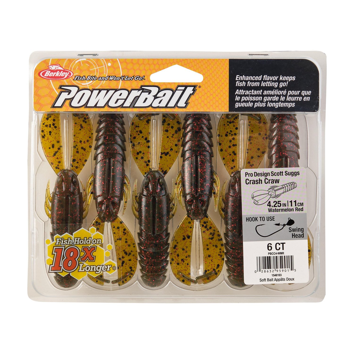 Berkley PowerBait Crash Craw 6 Pack - view number 4