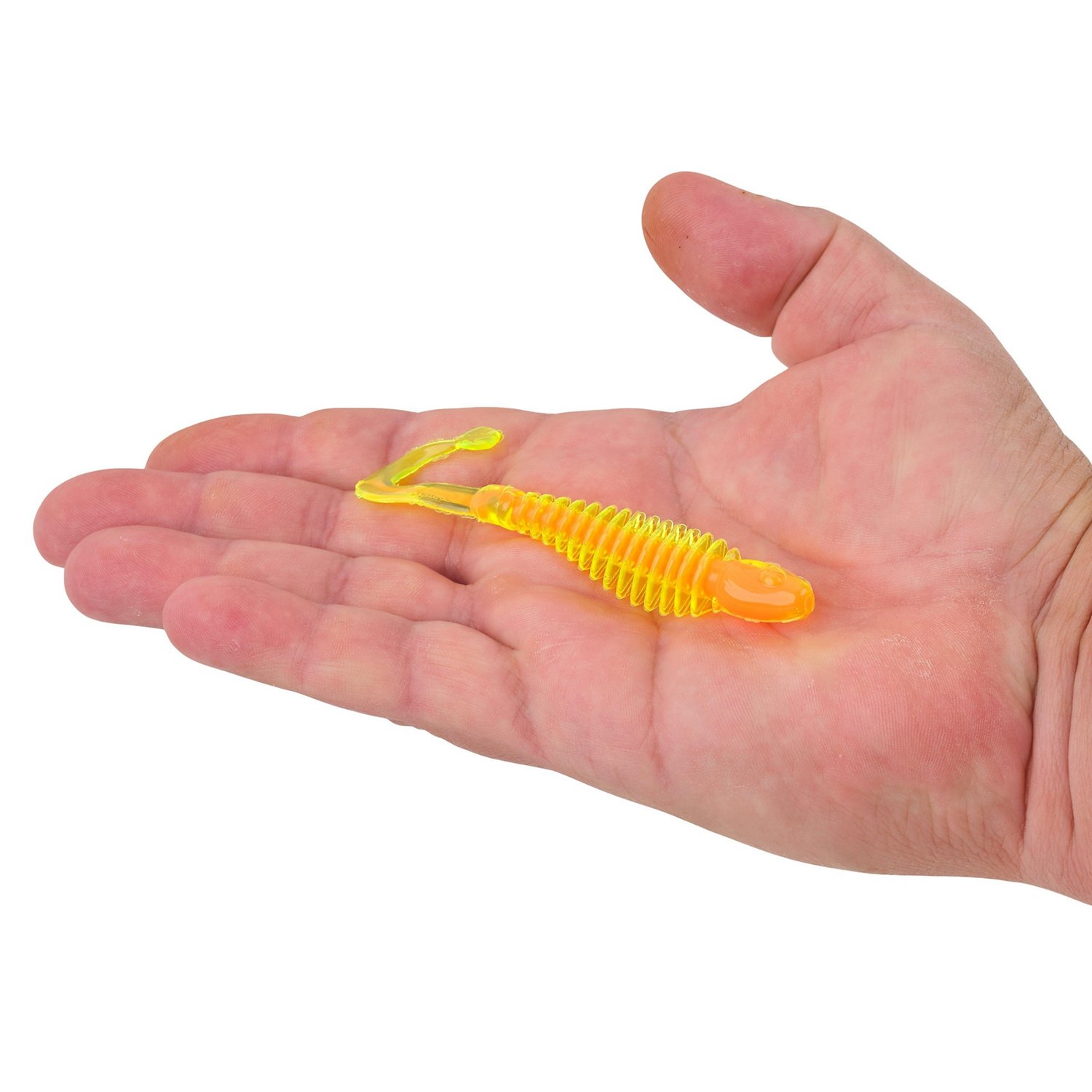 Berkley PowerBait Curly Bones 4 in Citrus Punch Soft Bait 8-Pack - view number 3