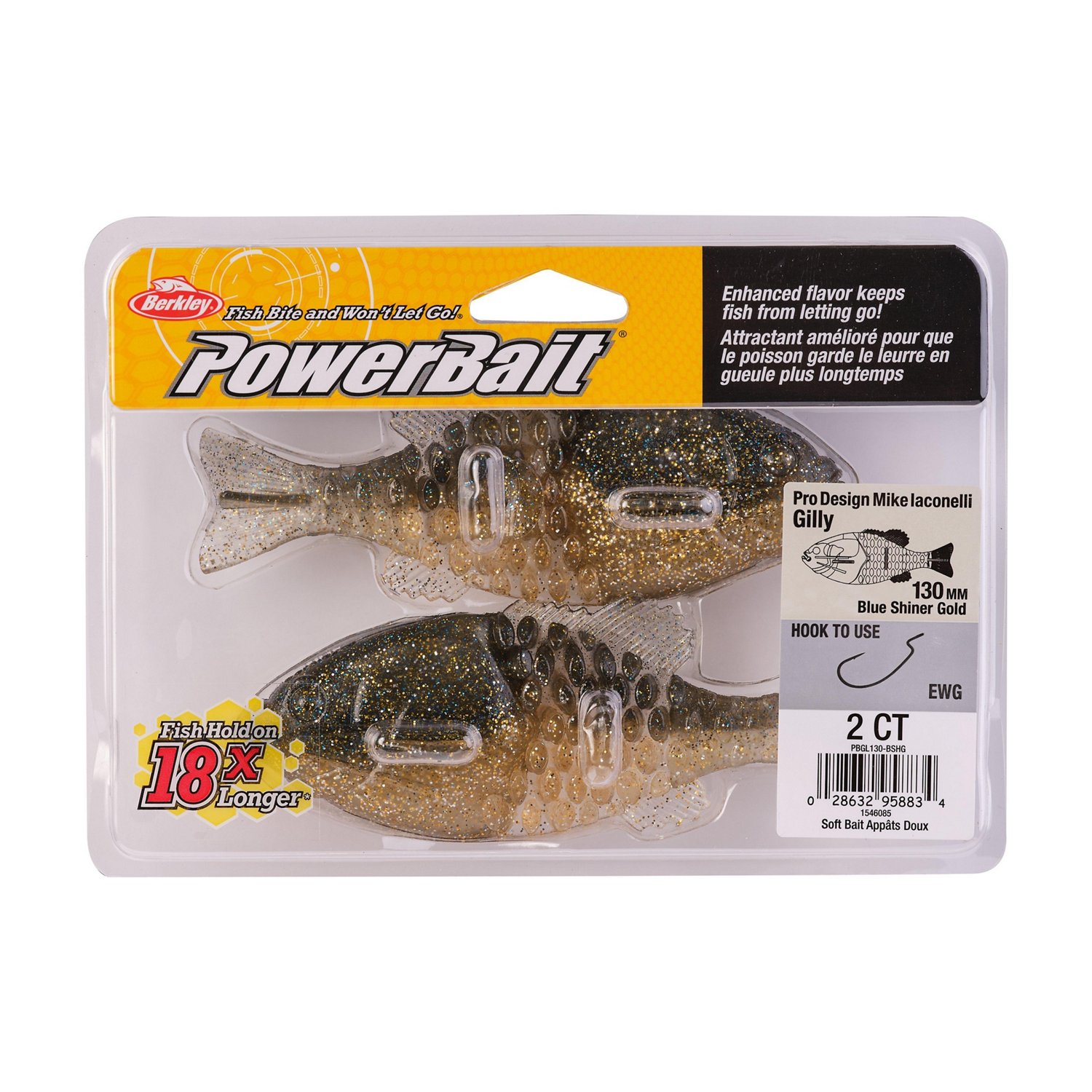 Berkley PowerBait Gilly 5 Soft Bait 2-Pack