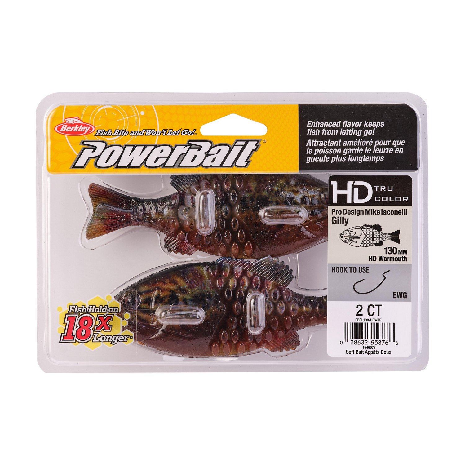 Berkley PowerBait Gilly 5 in Soft Bait 2-Pack - view number 4