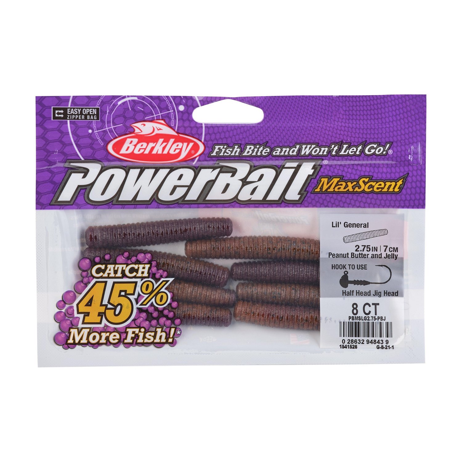Berkley PowerBait MaxScent Lil' General 2-3/4 in 8-Pack - view number 5