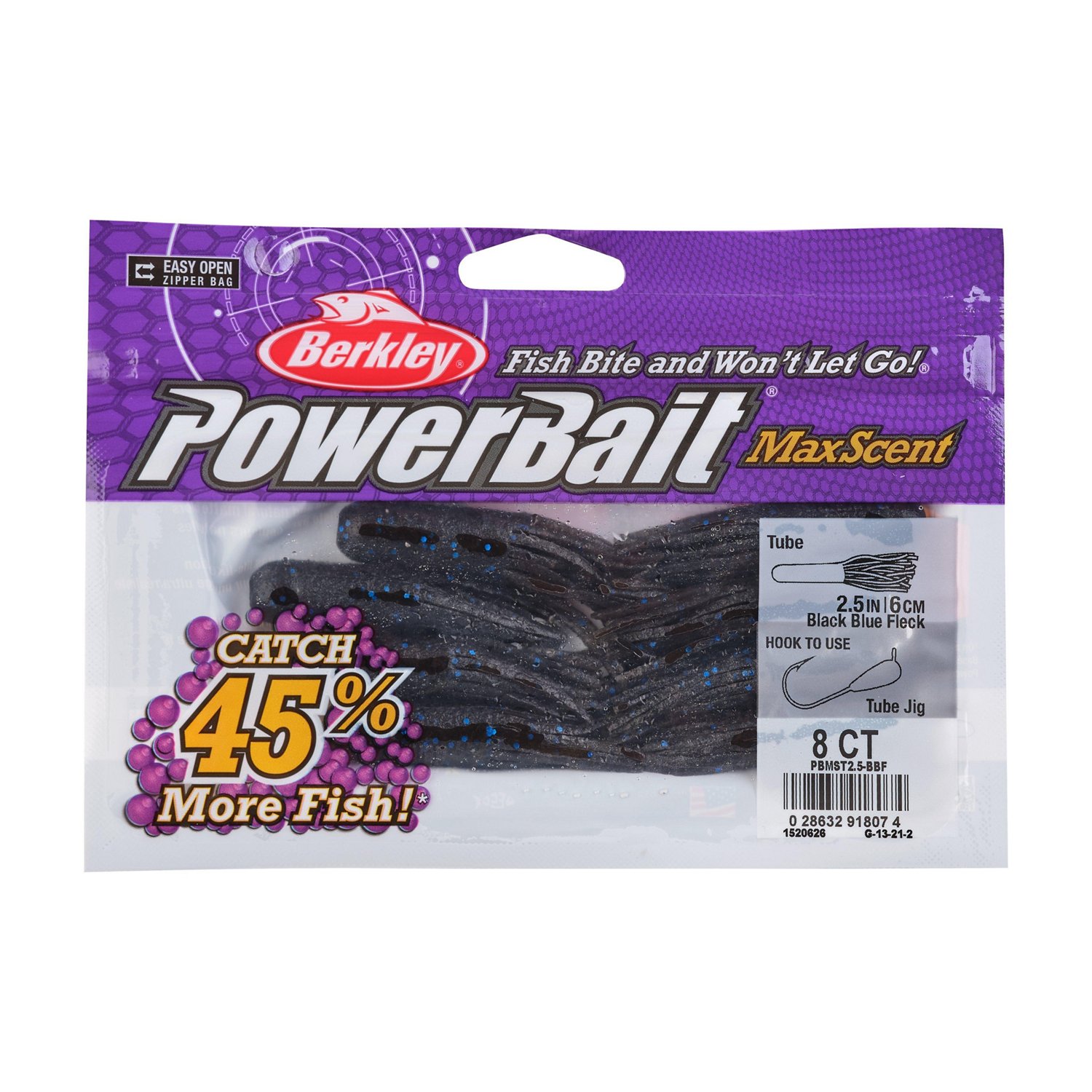 Berkley PowerBait MaxScent Tube Soft Bait 6-Pack - view number 3