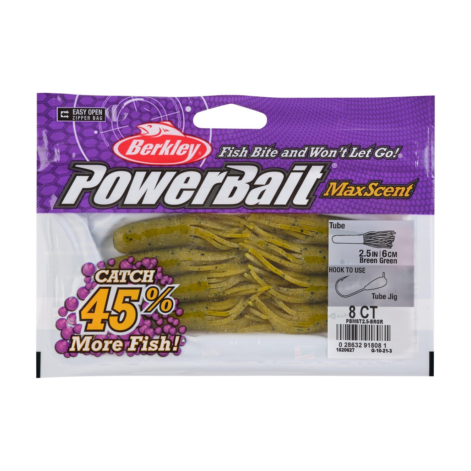 Berkley PowerBait MaxScent Tube Soft Bait 6-Pack - view number 3
