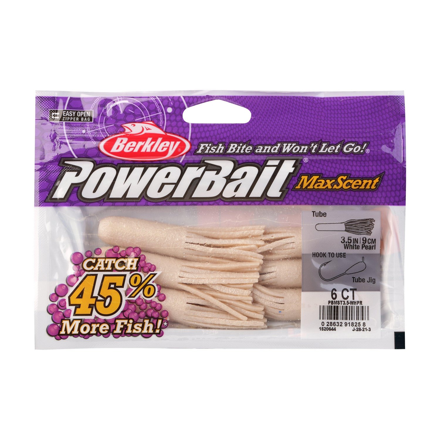 Berkley PowerBait MaxScent Tube Soft Bait 6-Pack - view number 3