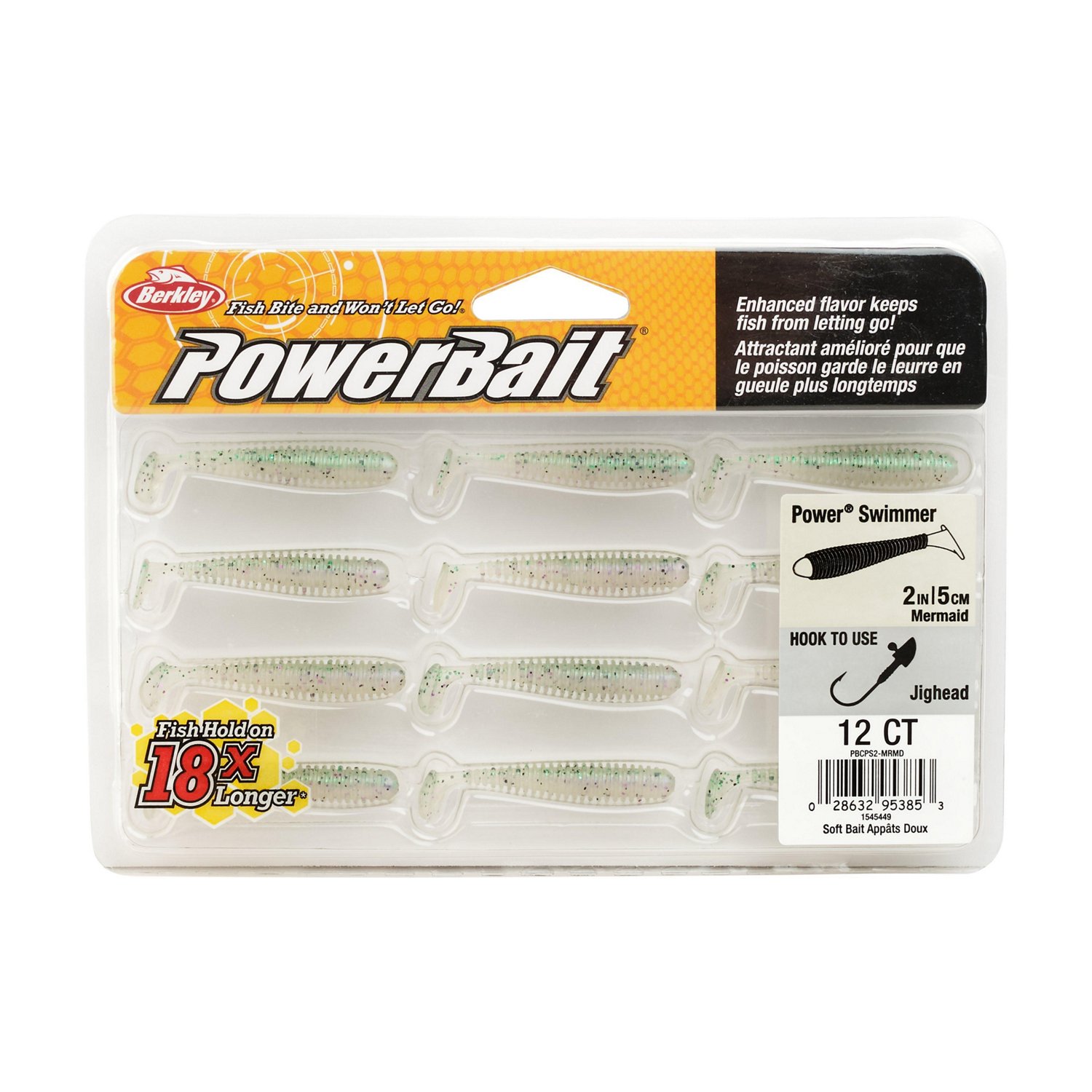 Berkley PowerBait Power Swimmer 2 in Bass Magic Soft Bait 12-Pack  - view number 4