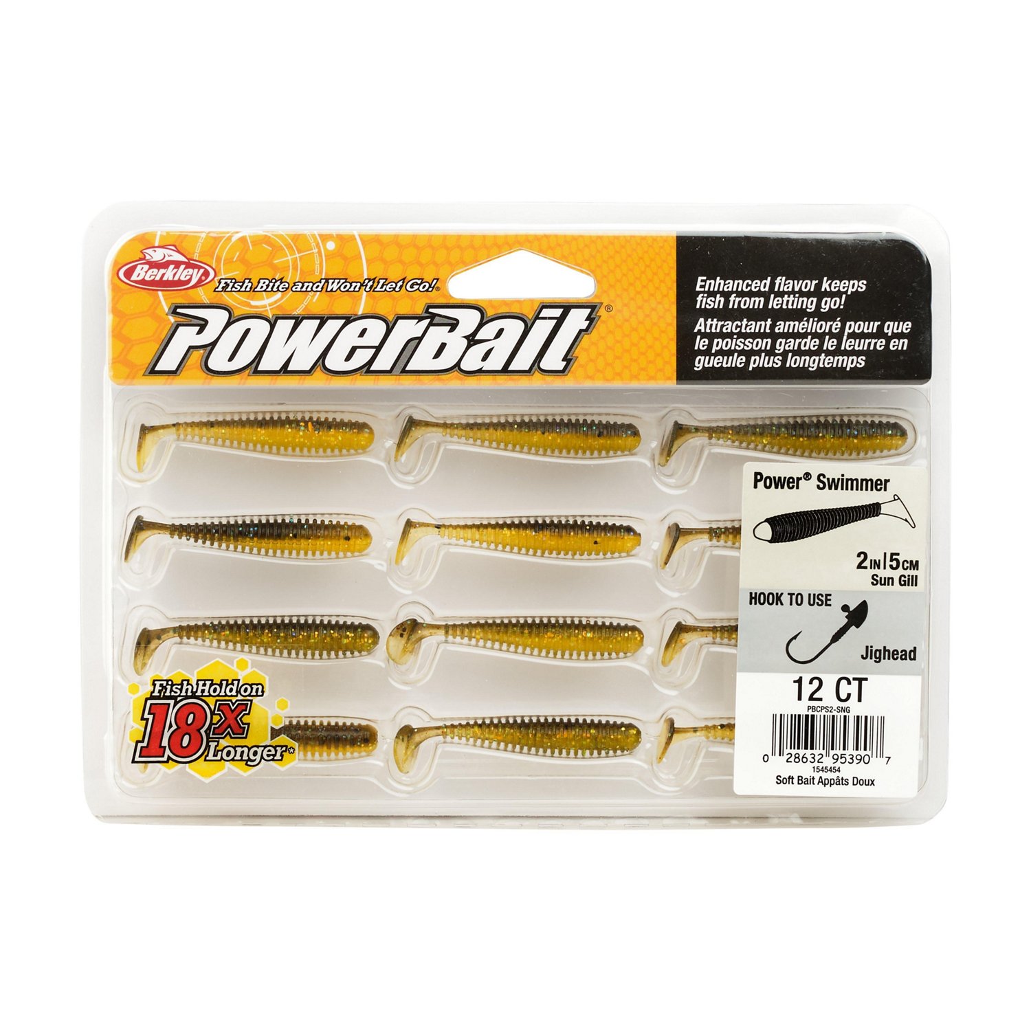 Berkley PowerBait Power Swimmer 2 in Bass Magic Soft Bait 12-Pack  - view number 4