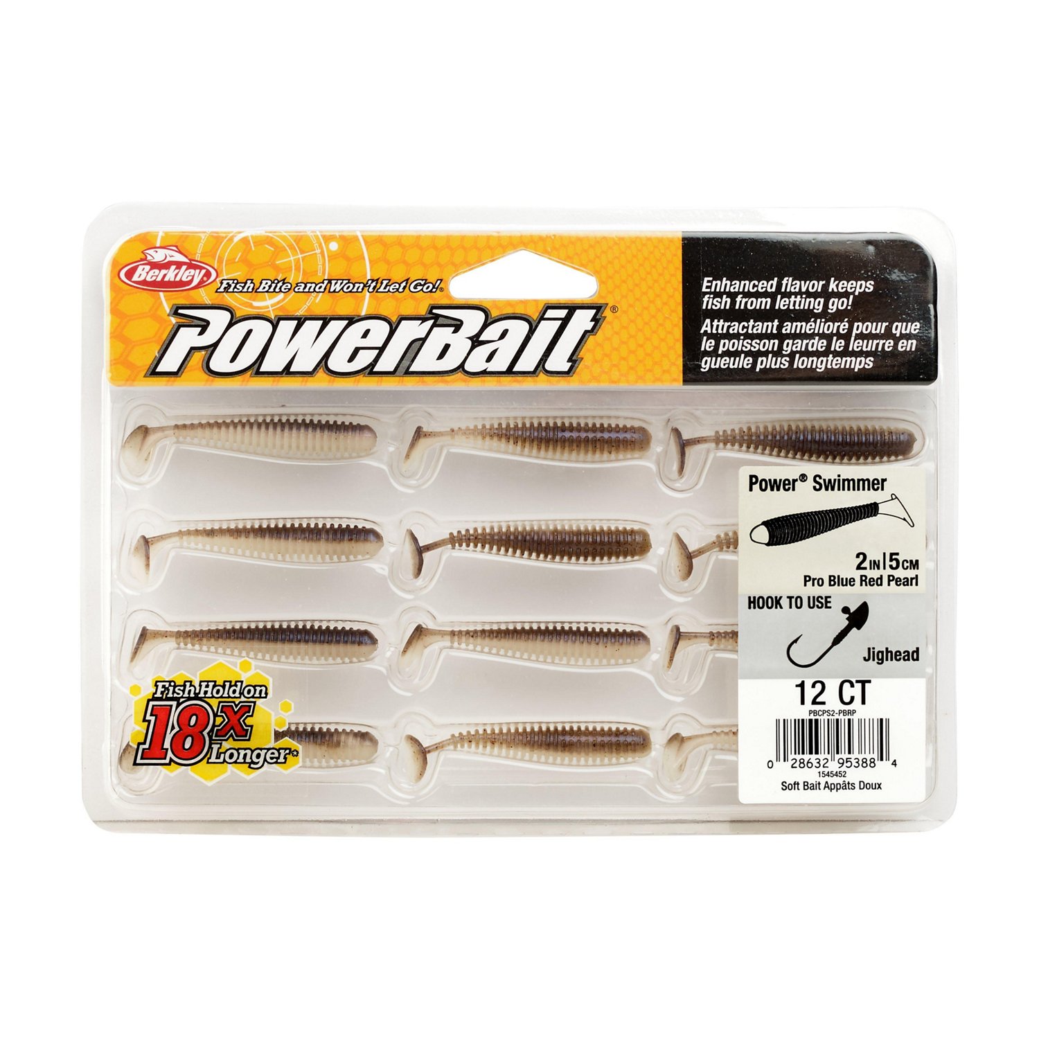 Berkley PowerBait Power Swimmer 2 in Bass Magic Soft Bait 12-Pack                                                                - view number 4