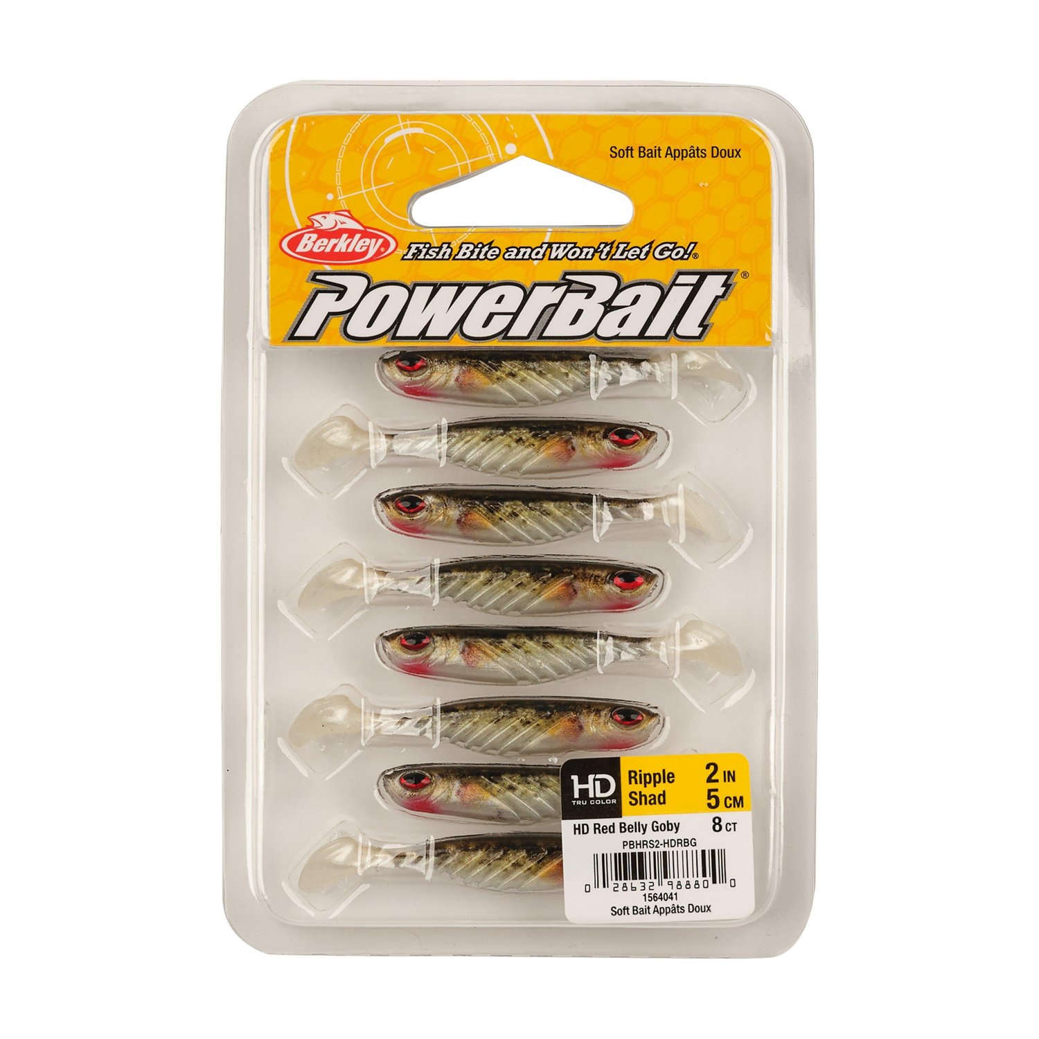 Berkley PowerBait Ripple Shad 2 in Smelt Soft Bait 8-Pack  - view number 3
